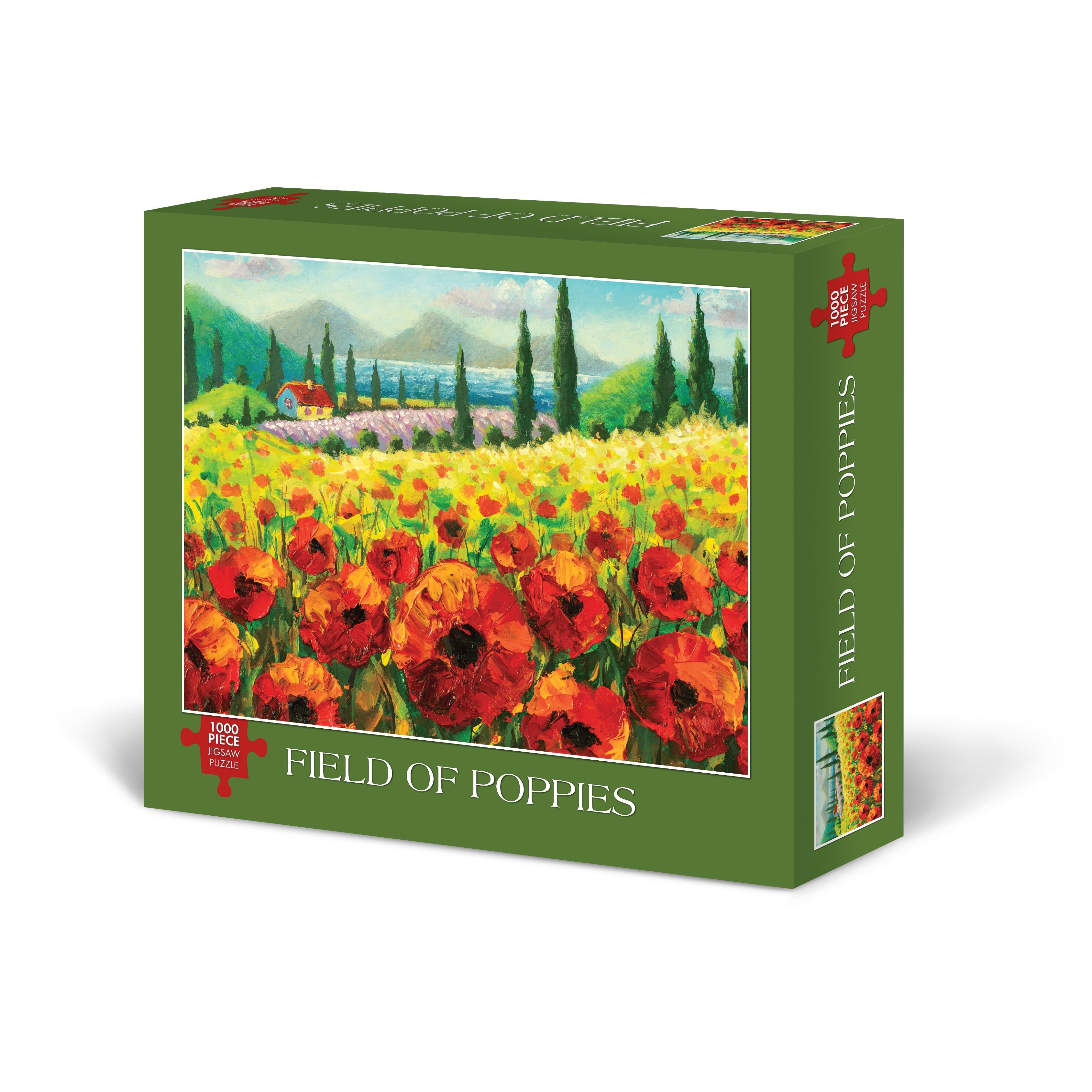 Field Of Poppies 1000 Piece - Jigsaw Puzzle