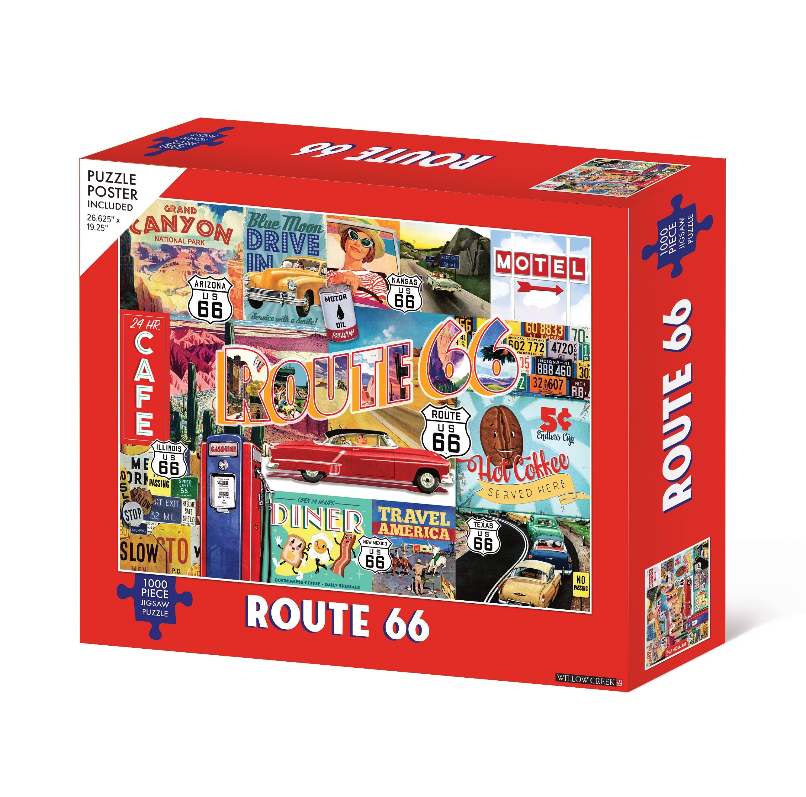 Route 66 1000 Piece - Jigsaw Puzzle