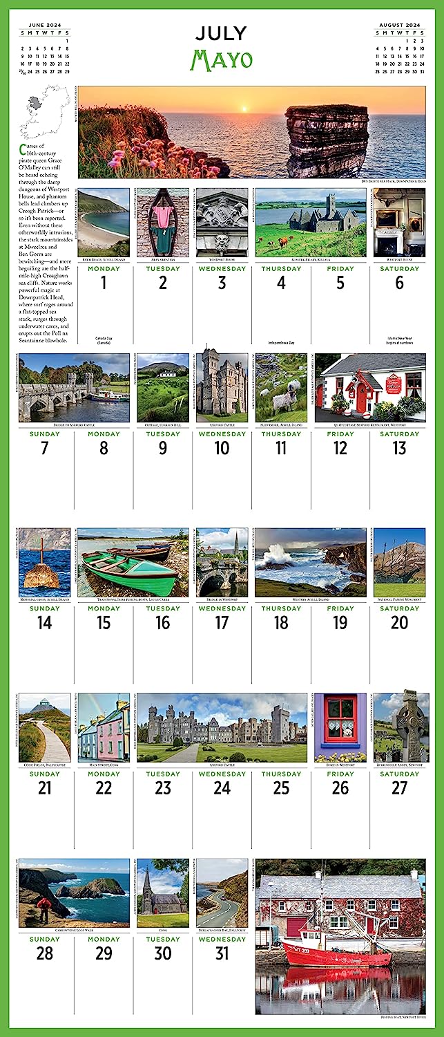 2024 365 Days In Ireland - Deluxe Wall Calendar  SOLD OUT