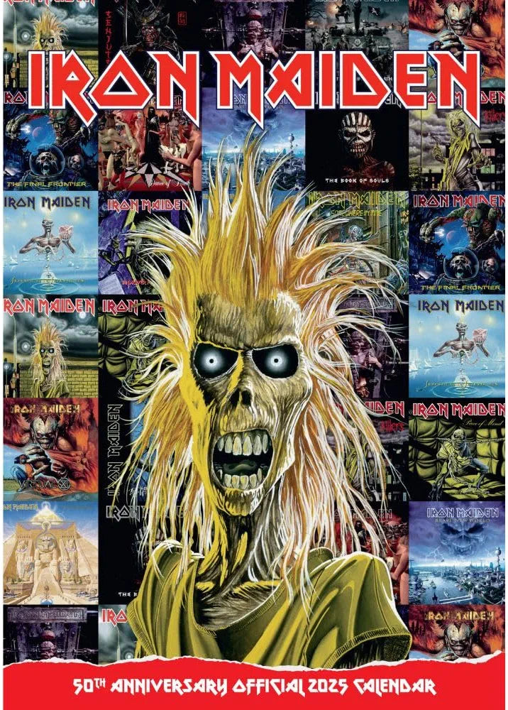 2025 Iron Maiden - A3 Wall Calendar