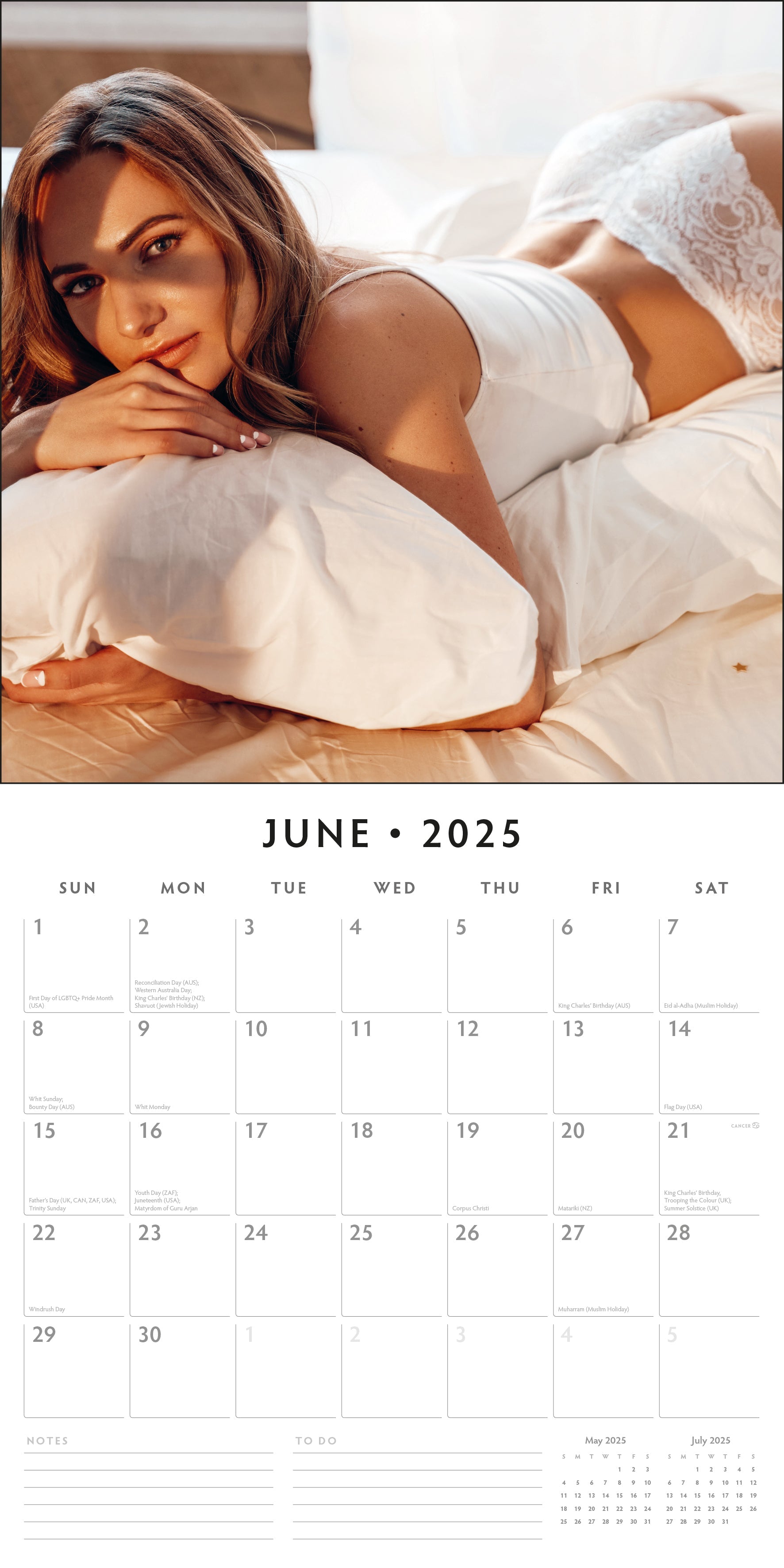 2025 Dream Girls - Square Wall Calendar