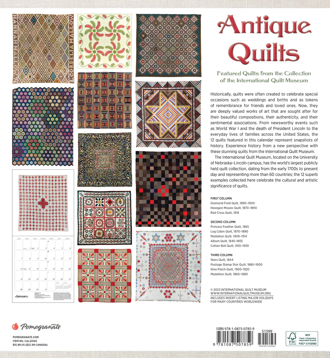 2024 Antique Quilts Square Wall Calendar   72d8e5a11045f9968e3ad7bea3c725e7 