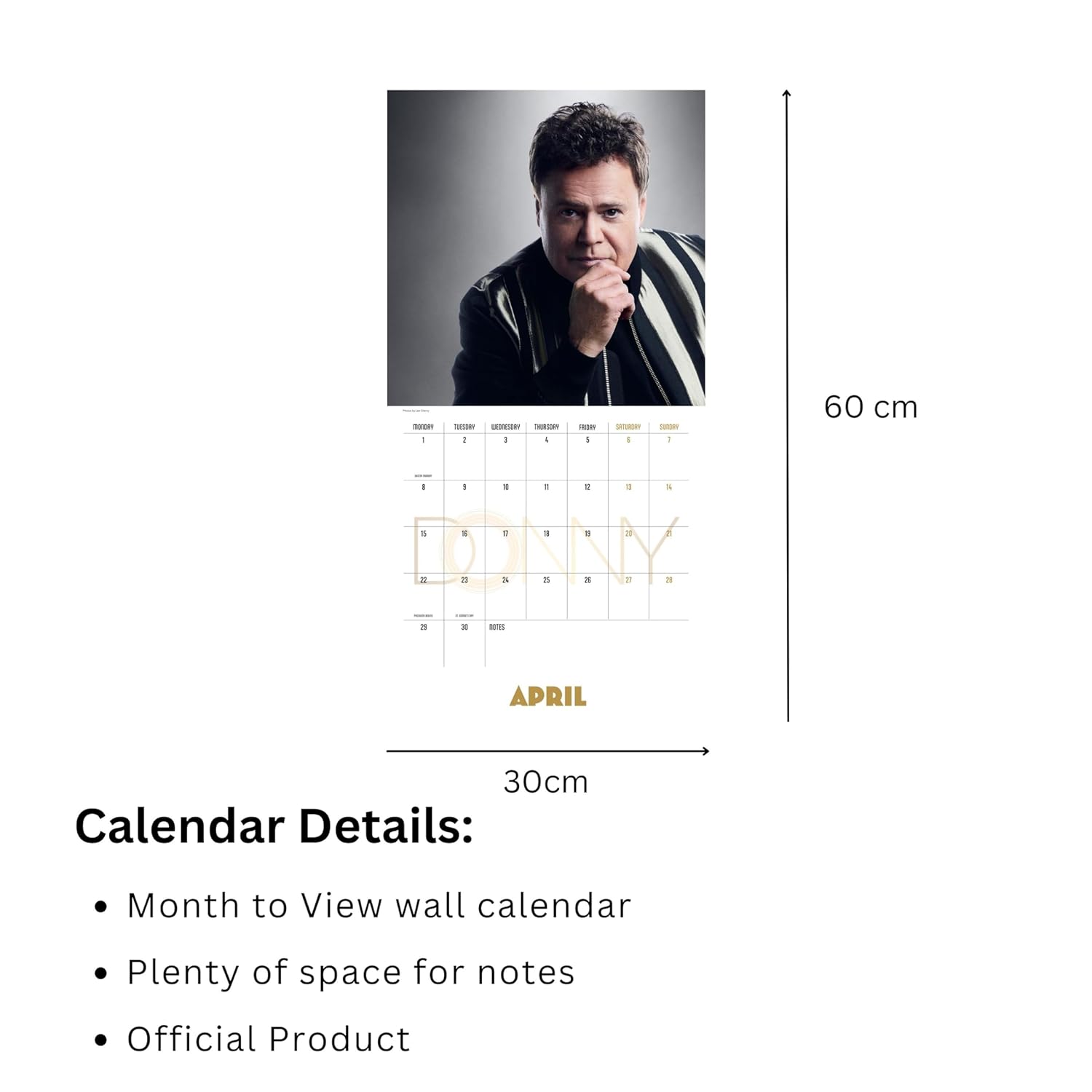 2024 Donny Osmond - Square Wall Calendar  SOLD OUT