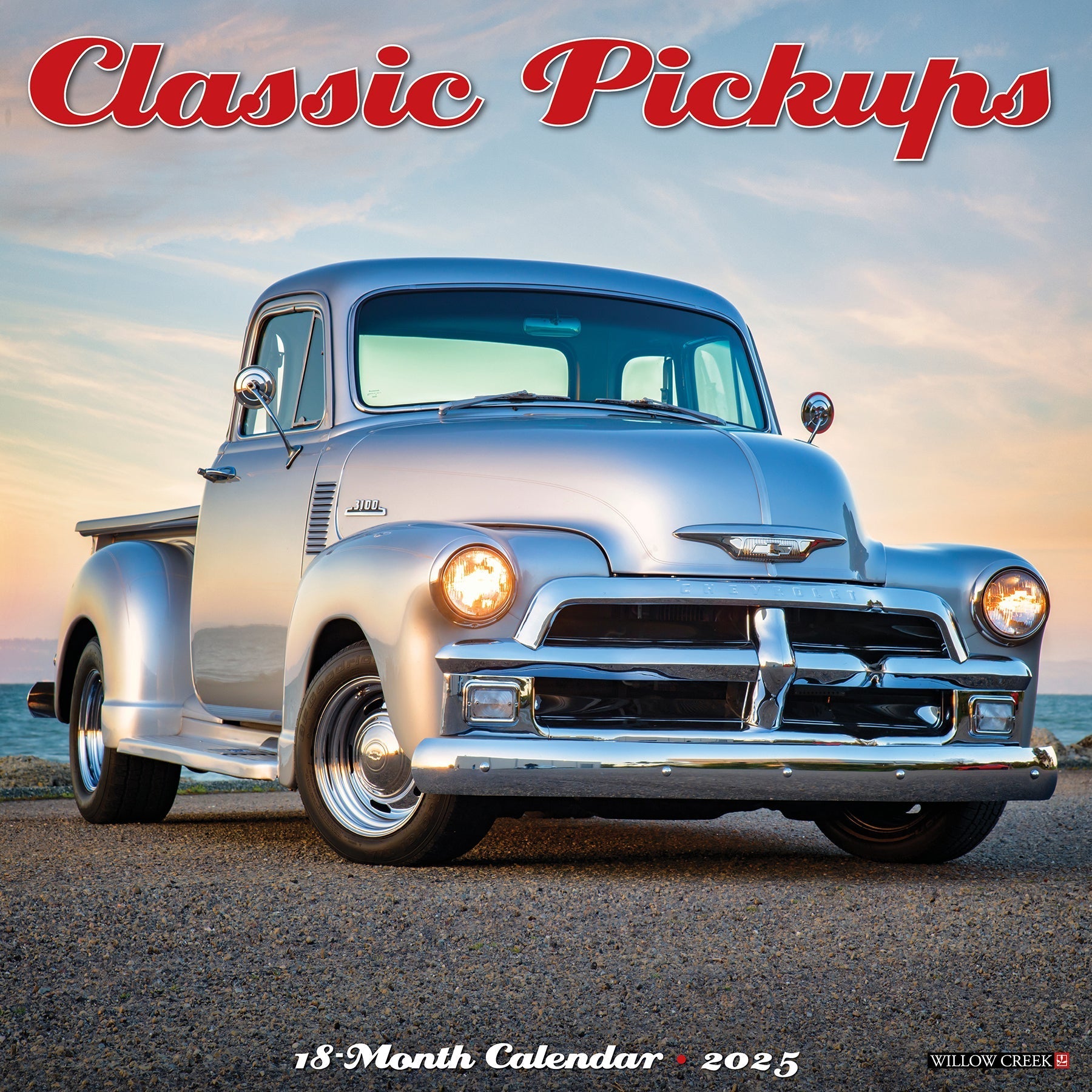 2025 Classic Pickups - Square Wall Calendar (US Only)