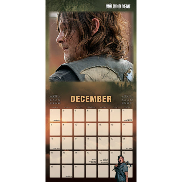 2024 AMC The Walking Dead: Daryl Dixon - Square Wall Calendar  SOLD OUT