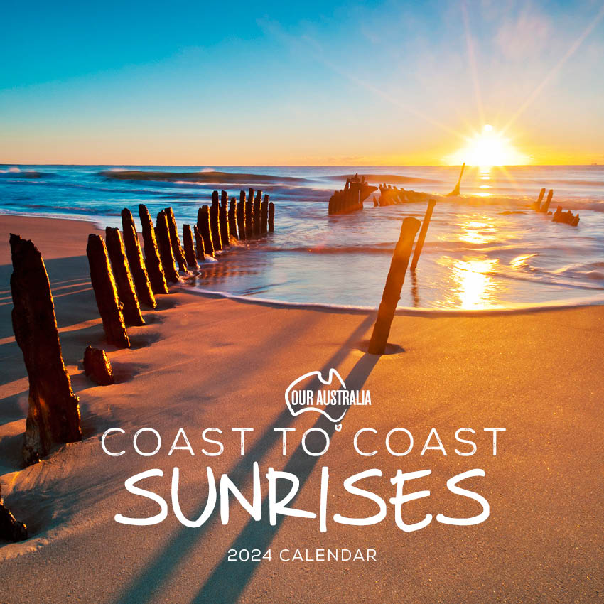 2024 Our Australia Coast to Coast Sunrises - Square Wall Calendar