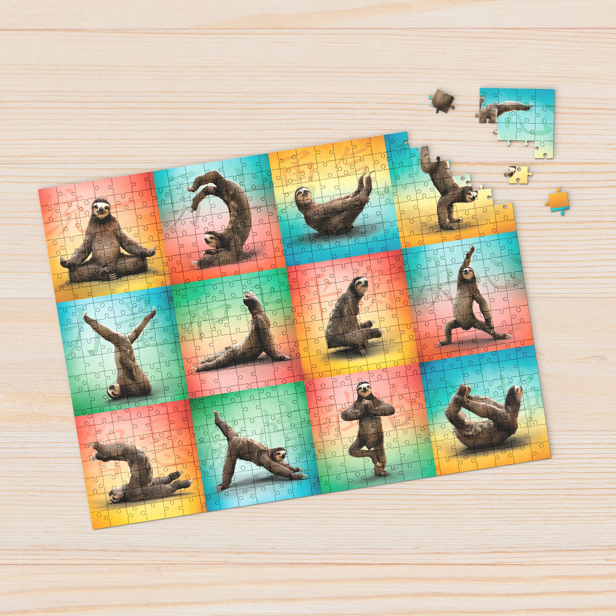 Sloth Yoga 1000 Piece - Jigsaw Puzzle