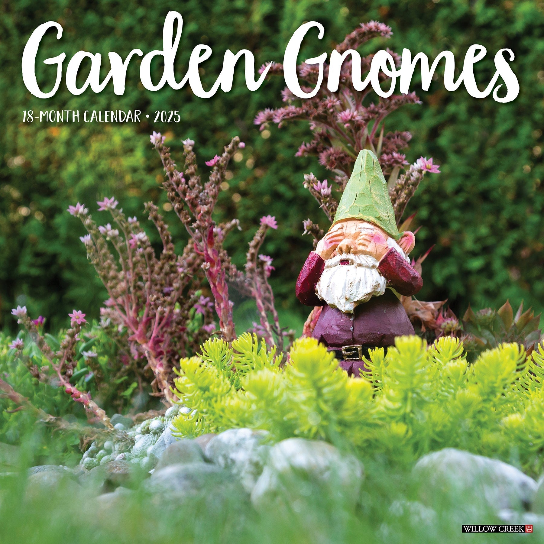 2025 Garden Gnomes - Square Wall Calendar (US Only)