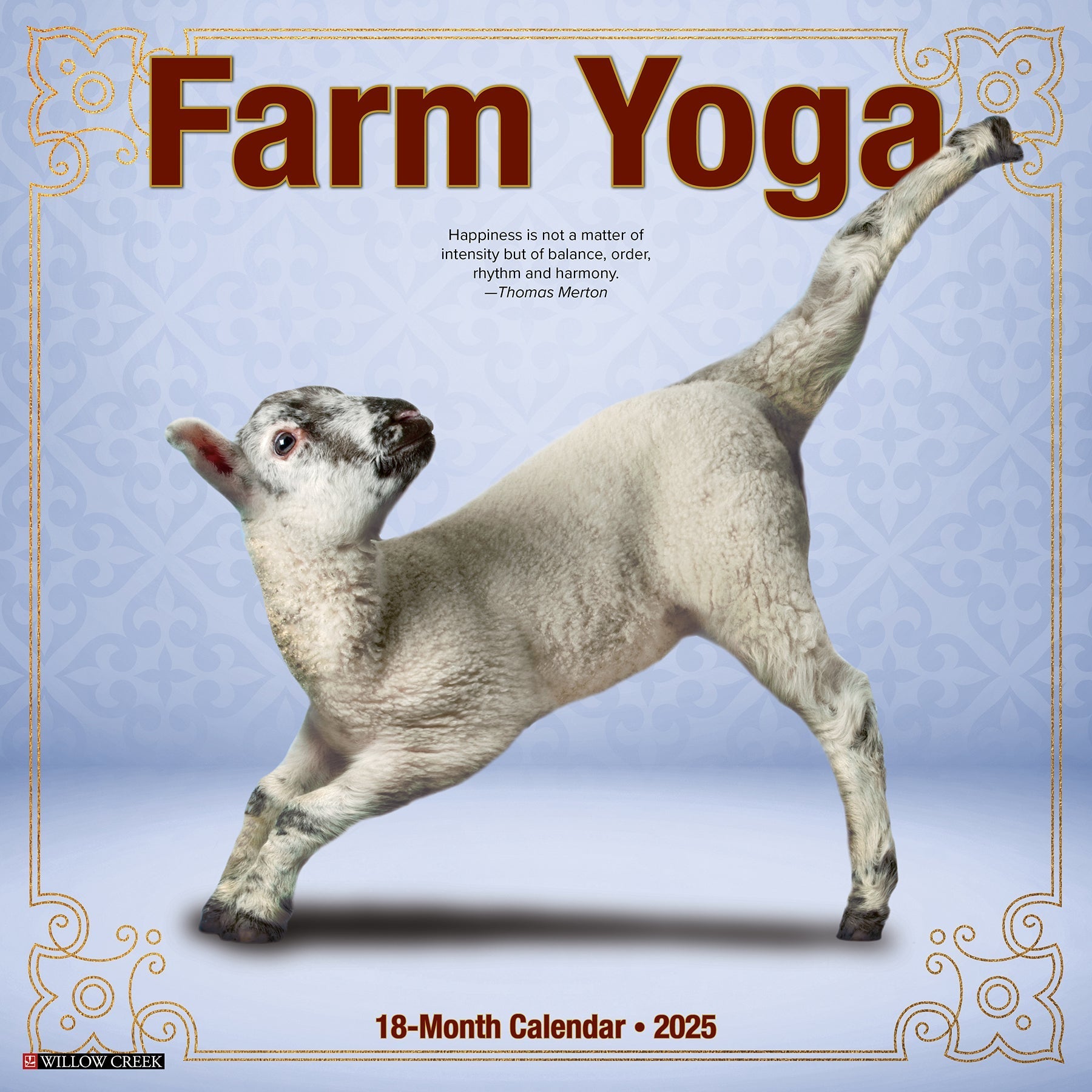 2025 Farm Yoga - Square Wall Calendar (US Only)