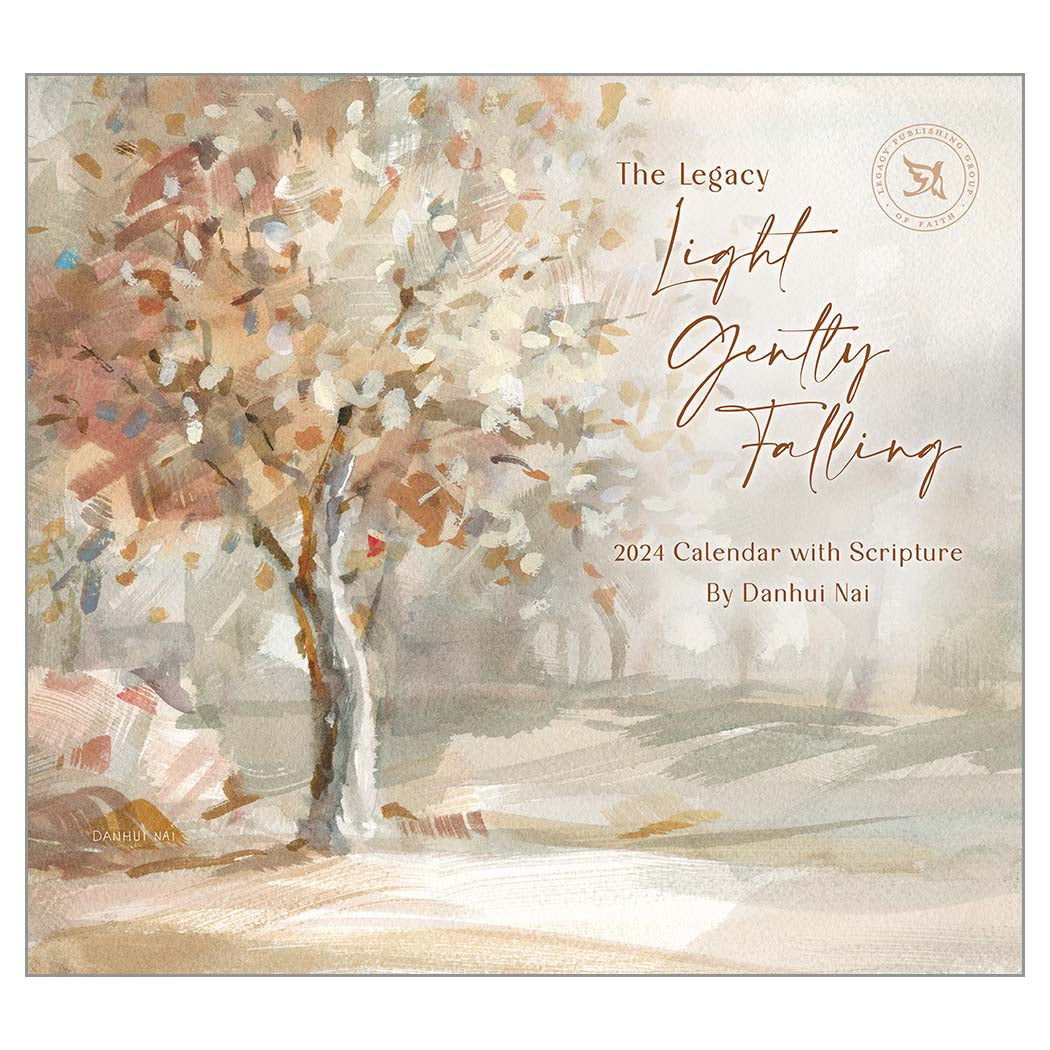 2024 Legacy Light Gently Falling - Scripture - Deluxe Wall Calendar
