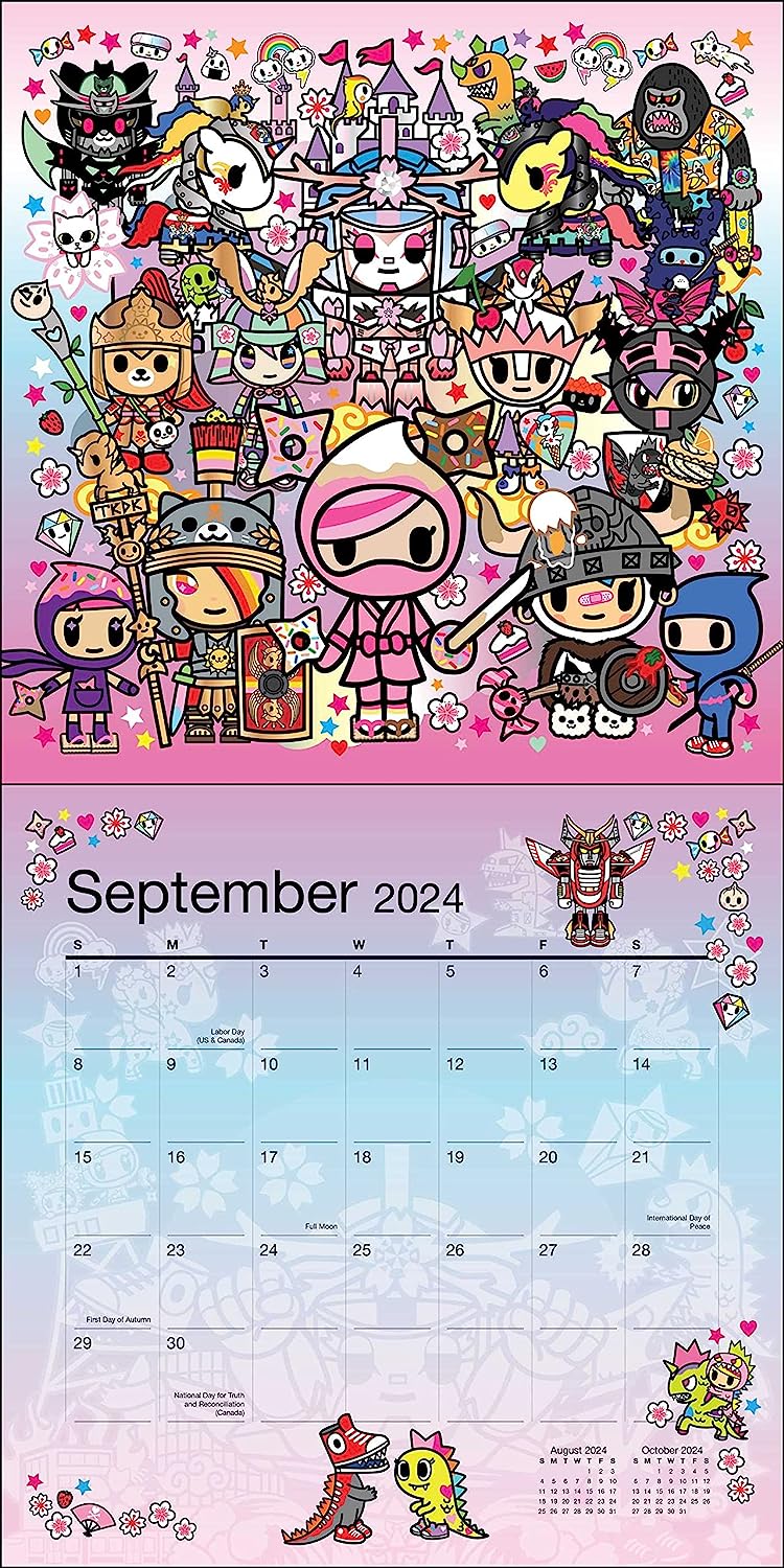 2024 Tokidoki Square Wall Calendar