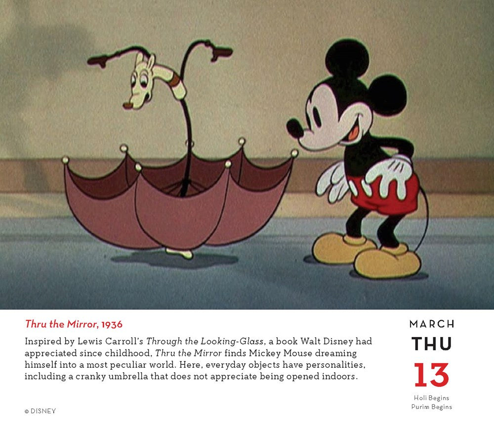 2025 Disney A Year of Animation - Daily Boxed Page-A-Day Calendar