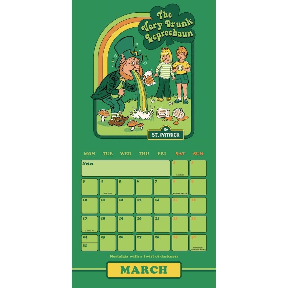 2025 Steven Rhodes - Square Wall Calendar