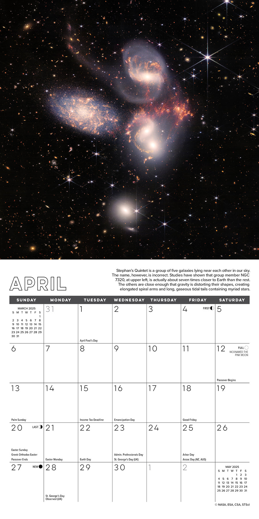 2025 Astronomy - Mini Wall Calendar (US Only)