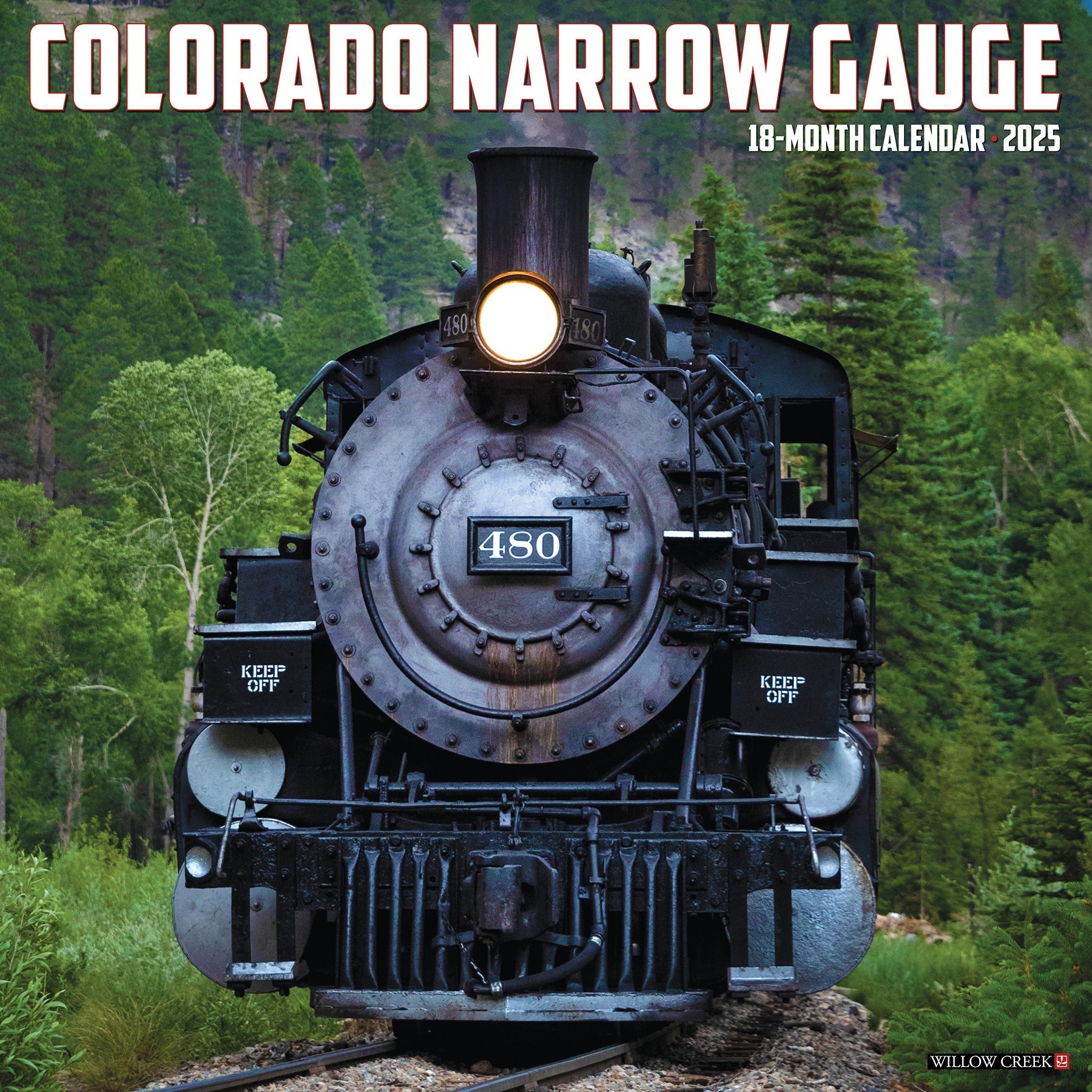 2025 Colorado Narrow Gauge Railroads - Square Wall Calendar (US Only)