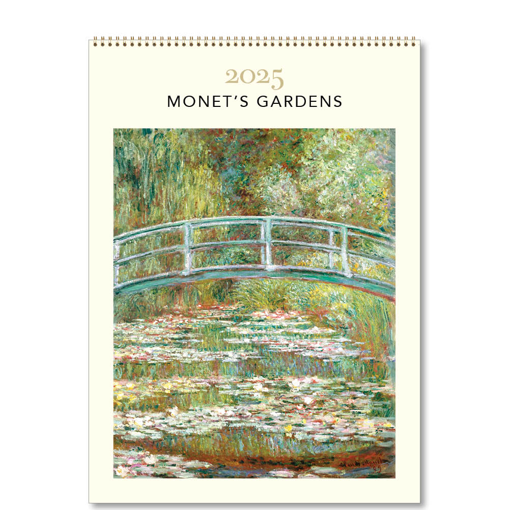 2025 Monet's Gardens - Deluxe Wall Calendar
