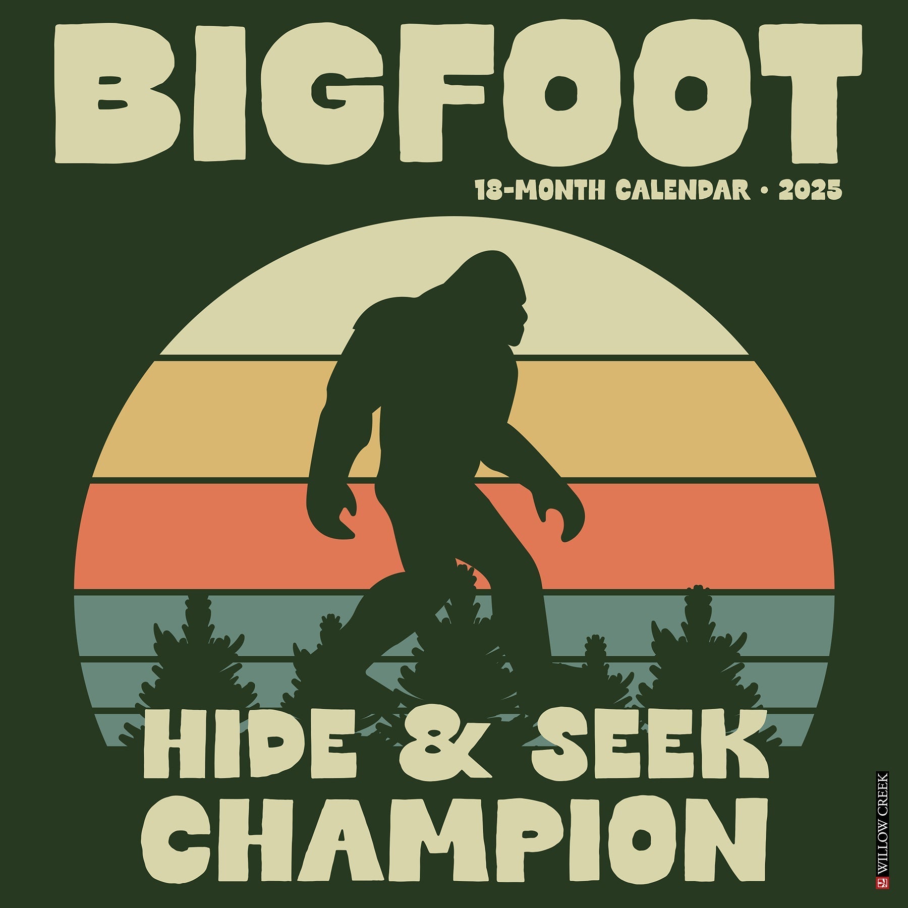 2025 Bigfoot - Square Wall Calendar (US Only)