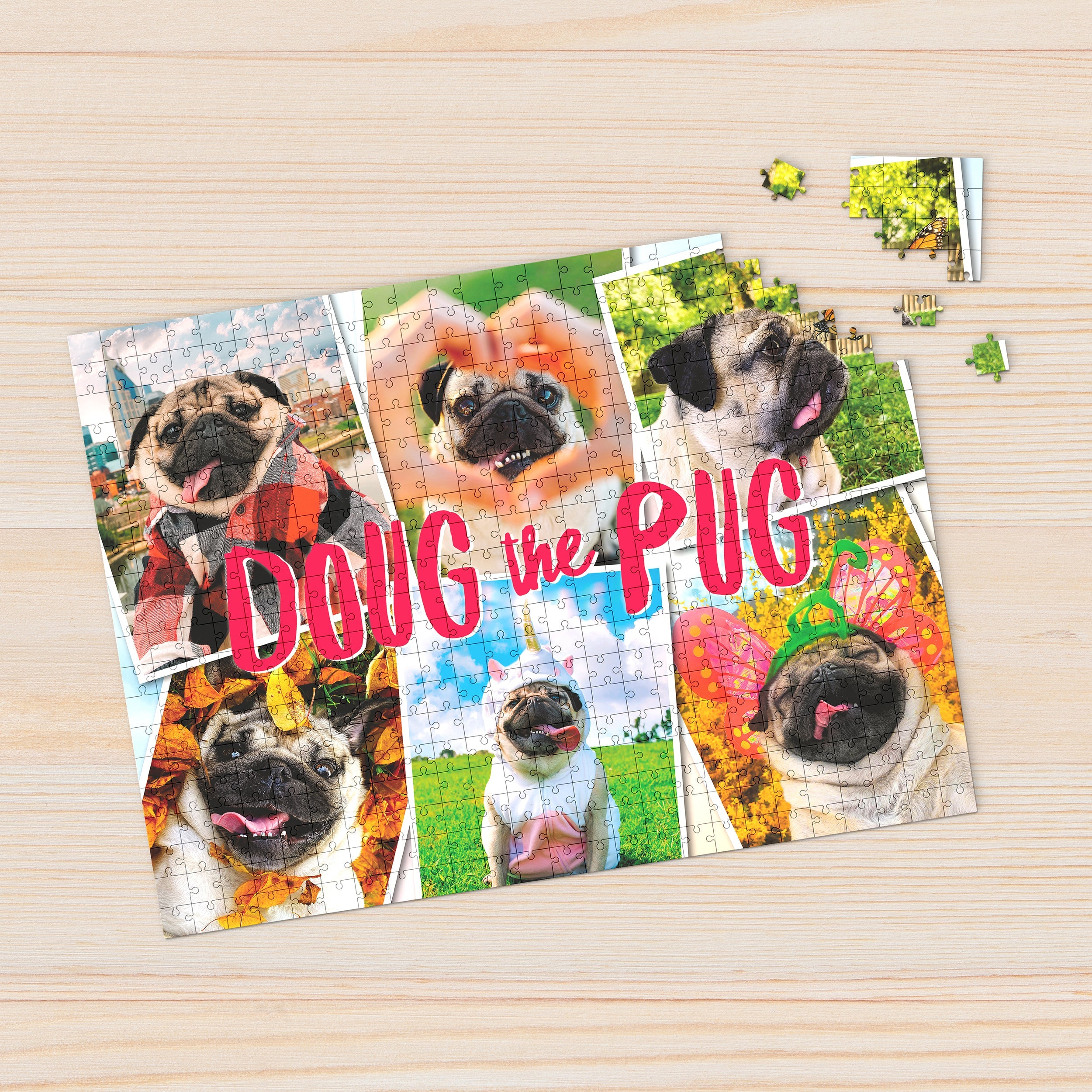 Doug the Pug: Pugs & Kisses 1000 Piece - Jigsaw Puzzle