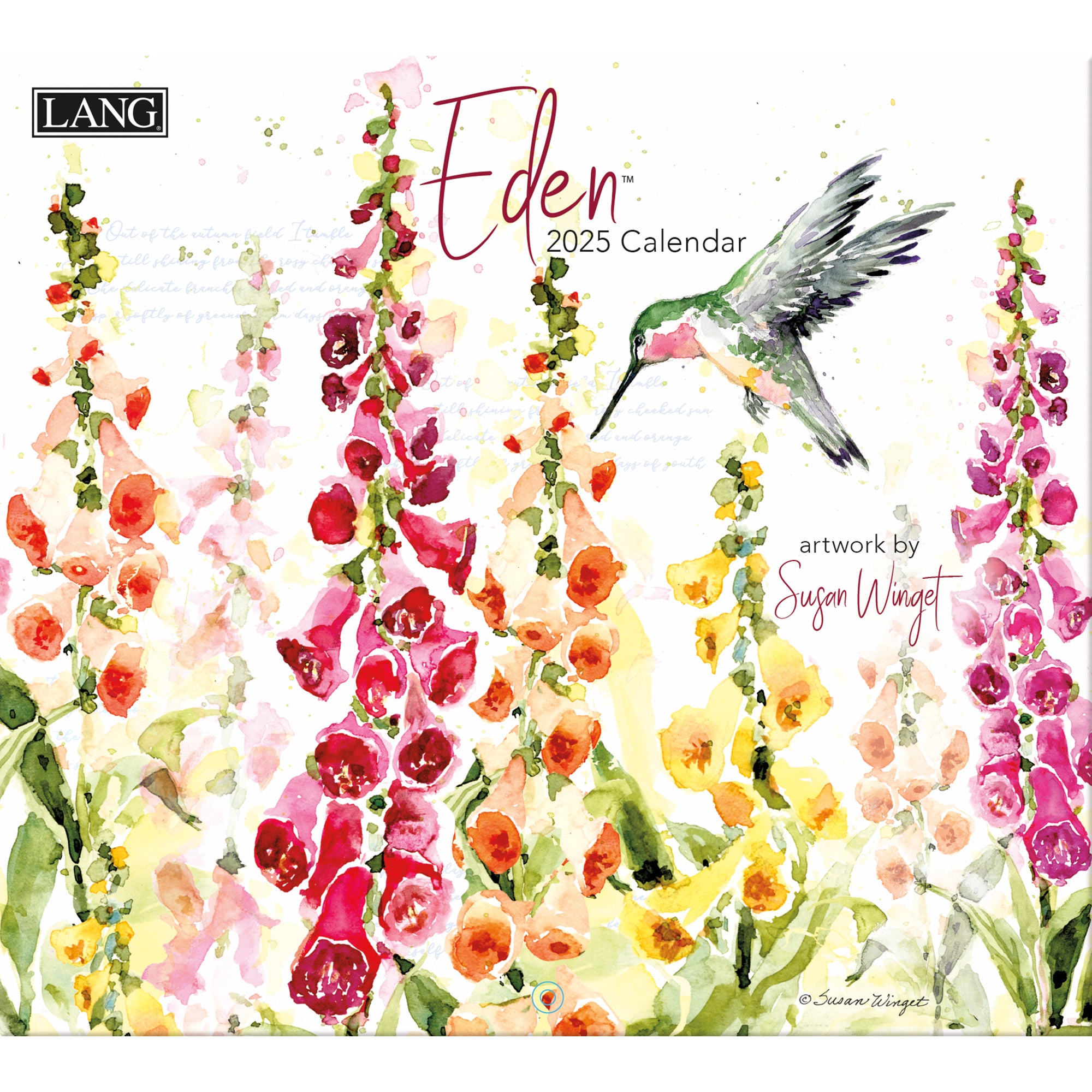 2025 LANG Eden by Susan Winget - Deluxe Wall Calendar