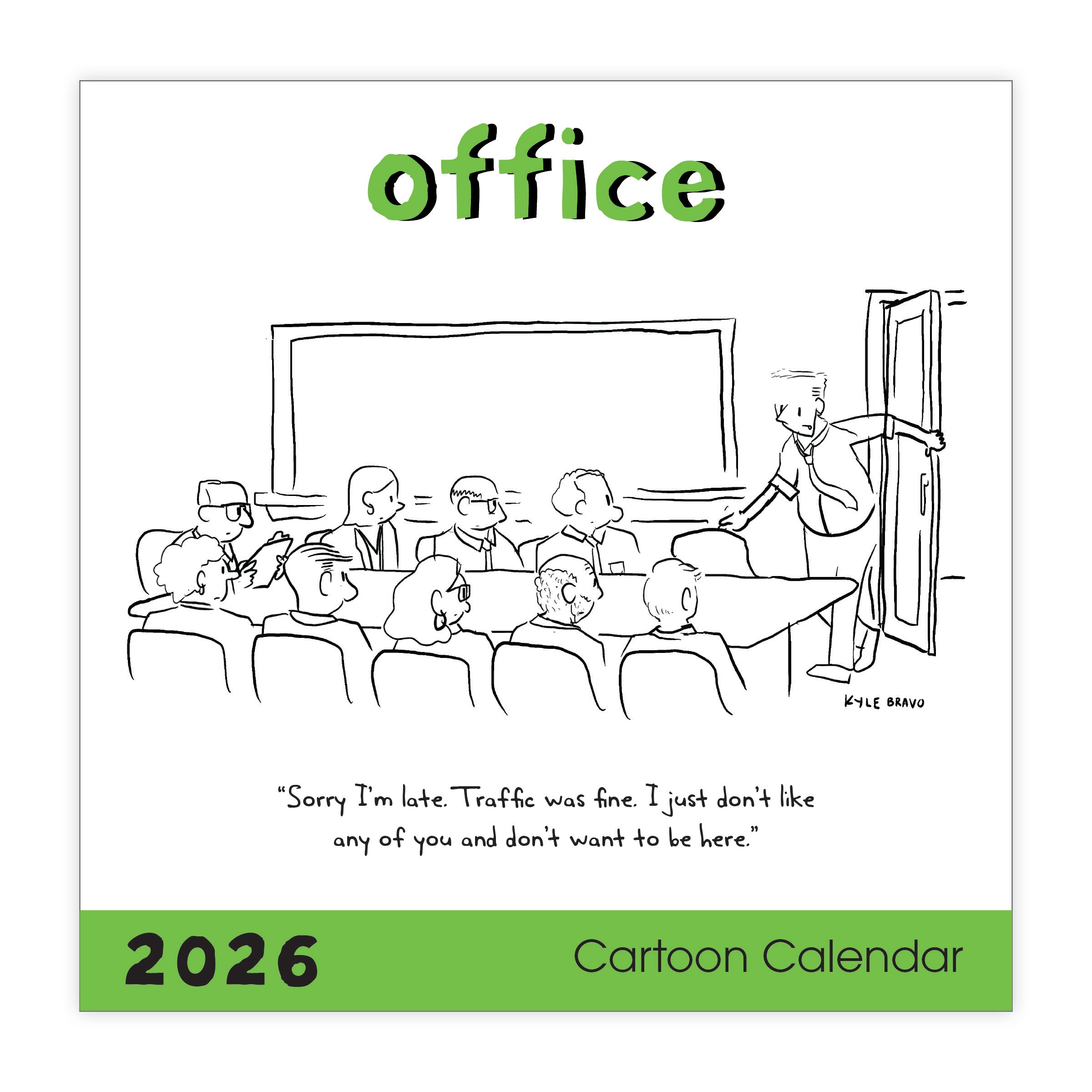 2026 Office - Square Wall Calendar