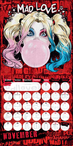 2024 Harley Quinn Square Wall Calendar   809c14f95de8c29ffb630952d051a755 