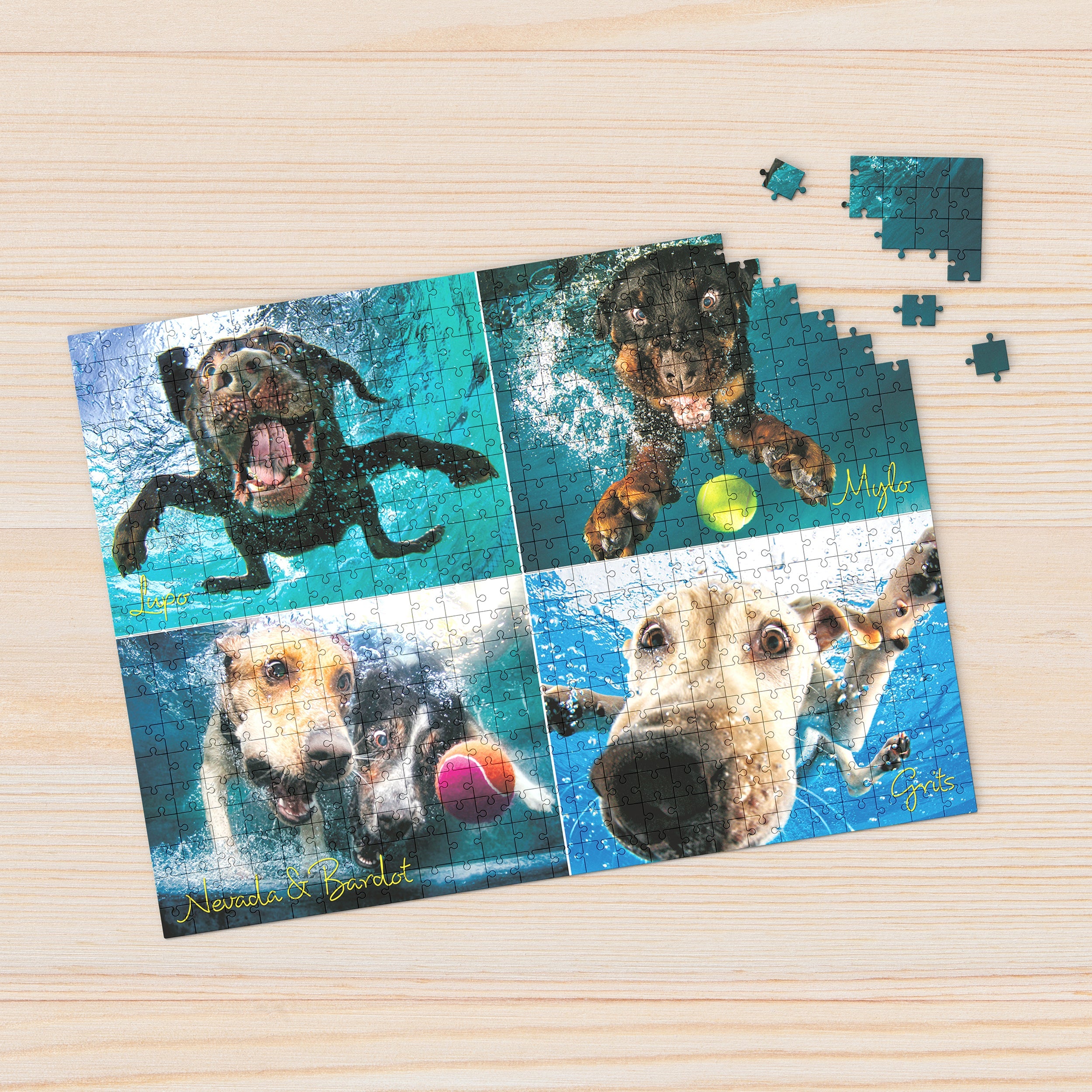 Underwater Dogs: Splash 1000 Piece - Jigsaw Puzzle