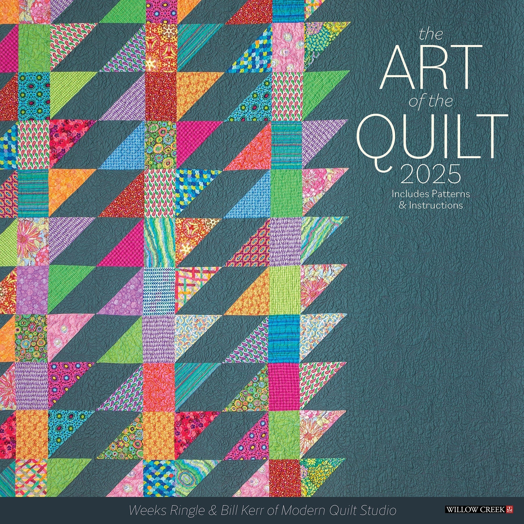 2025 Art of the Quilt - Square Wall Calendar (US Only)