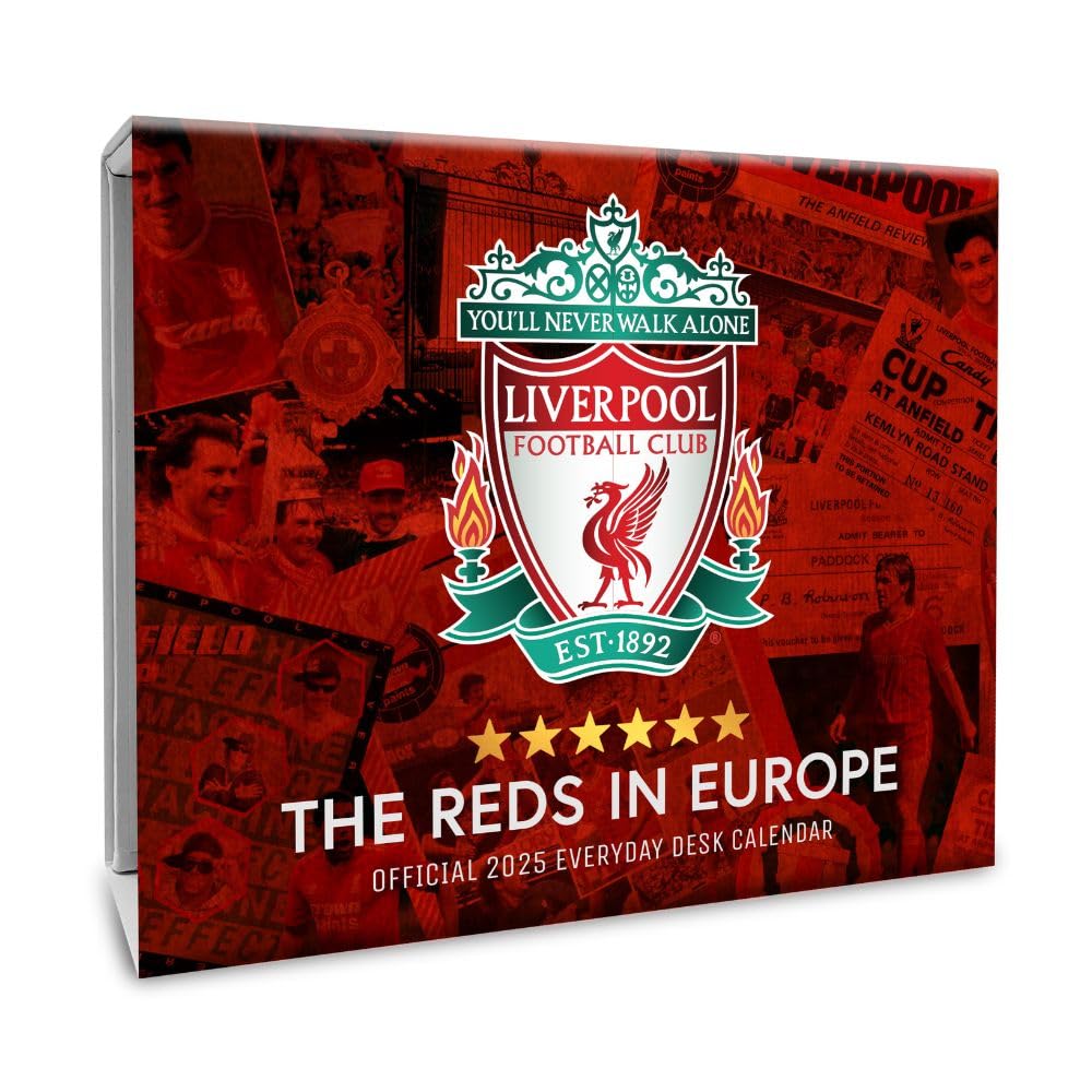 2025 Liverpool Fc - Daily Boxed Page-A-Day Calendar