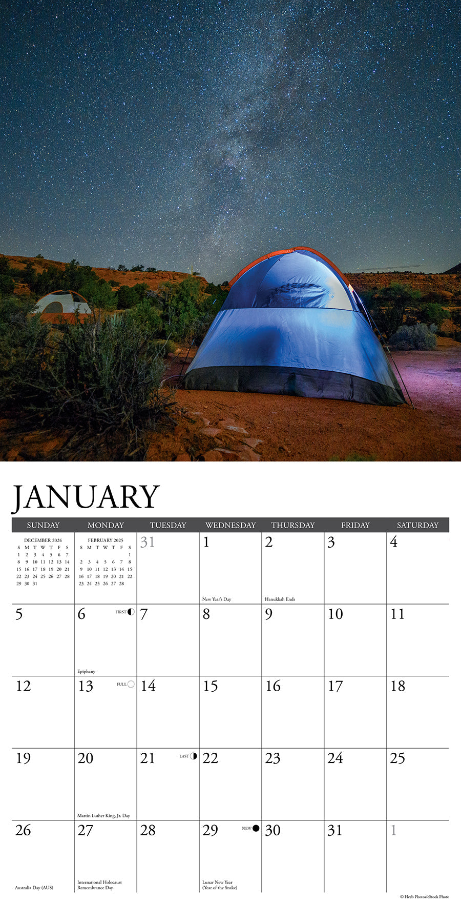 2025 CampLife - Square Wall Calendar (US Only)