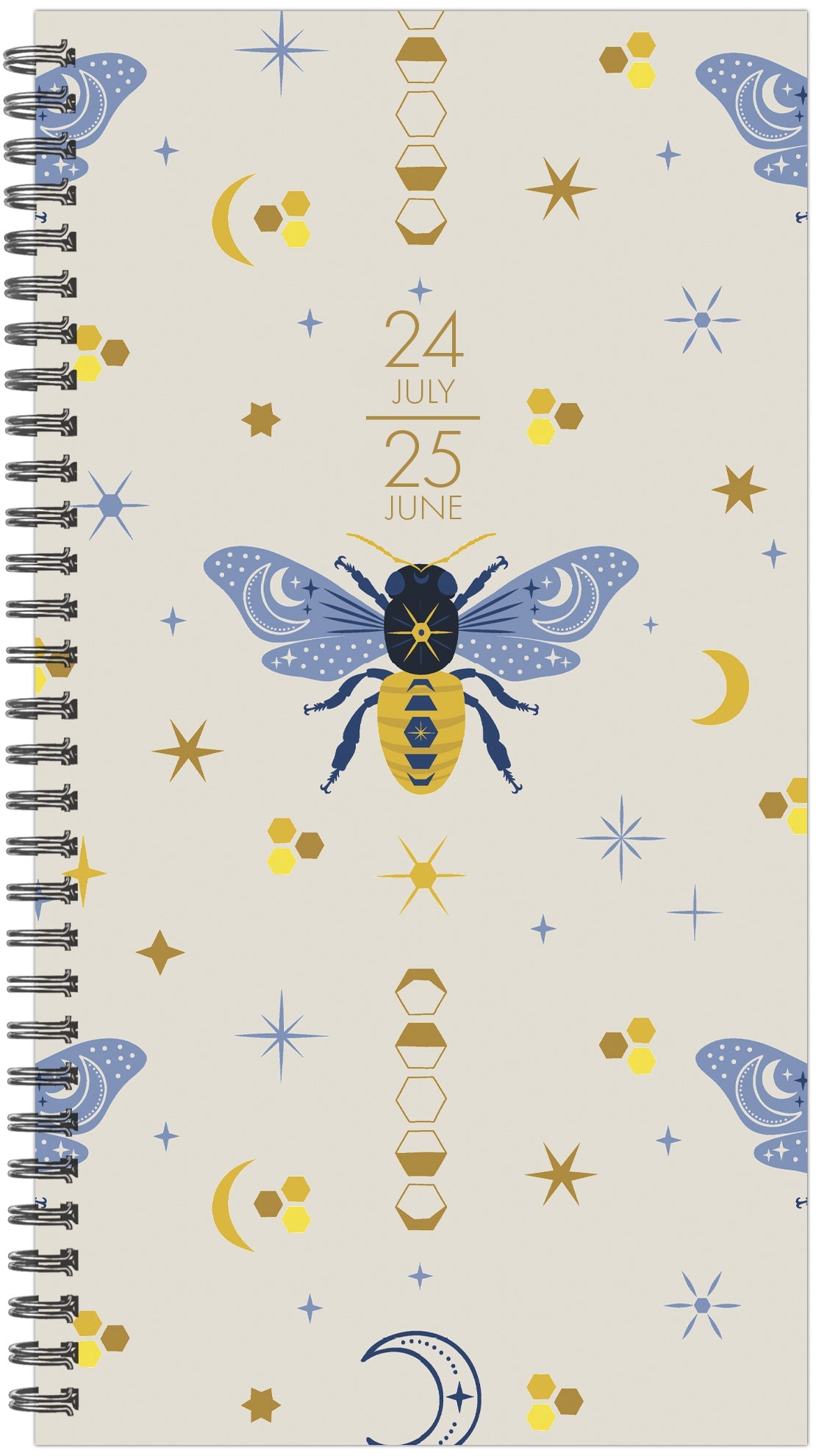 July 2024 - June 2025 Honeybee - Small Monthly Academic Year Diary/Planner