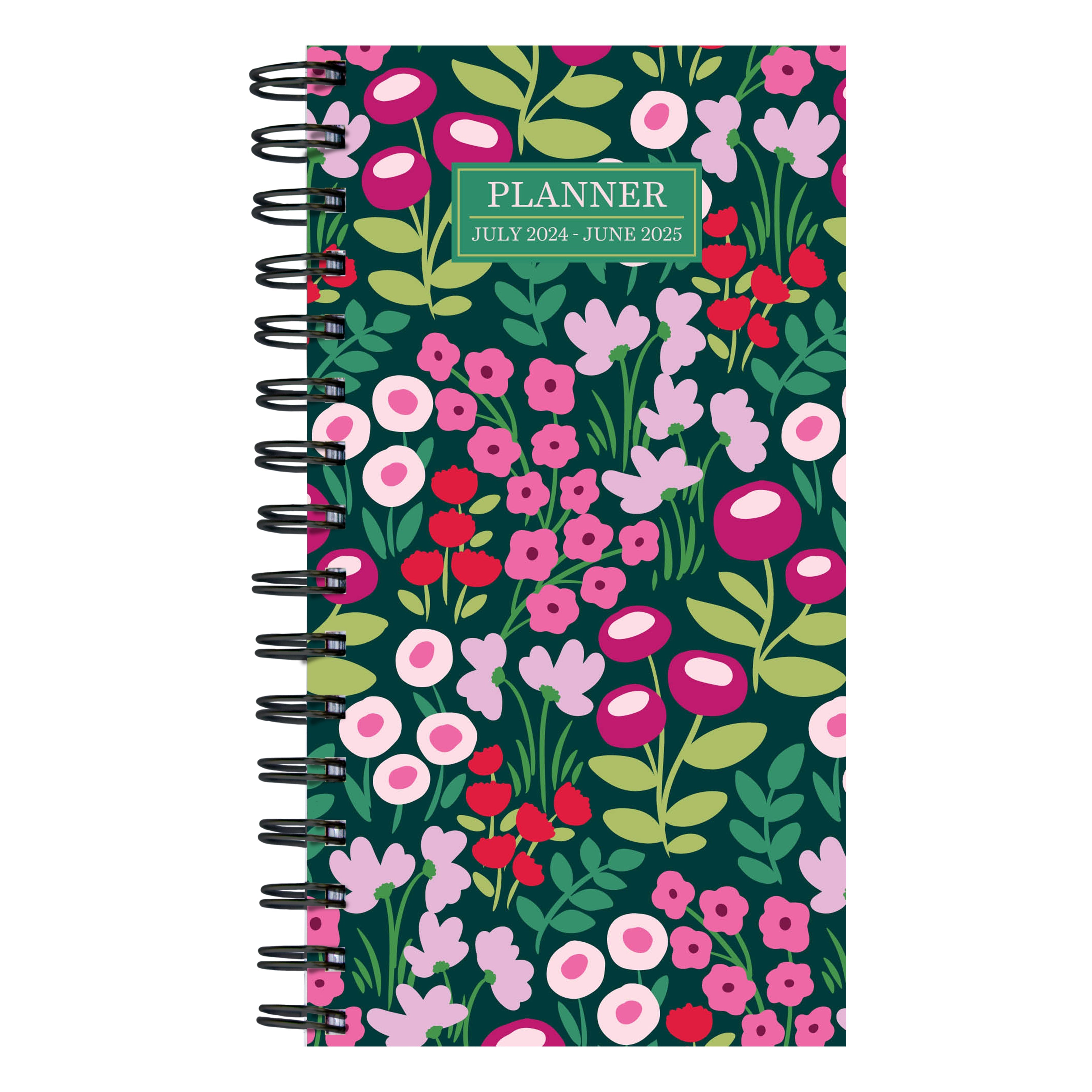 2025 Floral Burst - Small Monthly & Weekly Pocket Diary/Planner