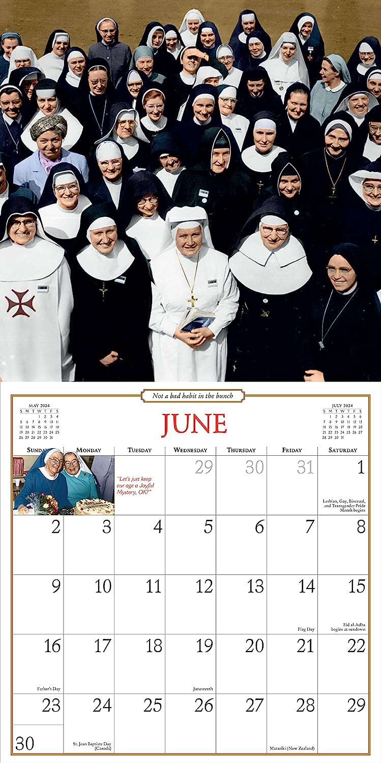 2024 The Original Nuns Having Fun - Square Wall Calendar  SOLD OUT