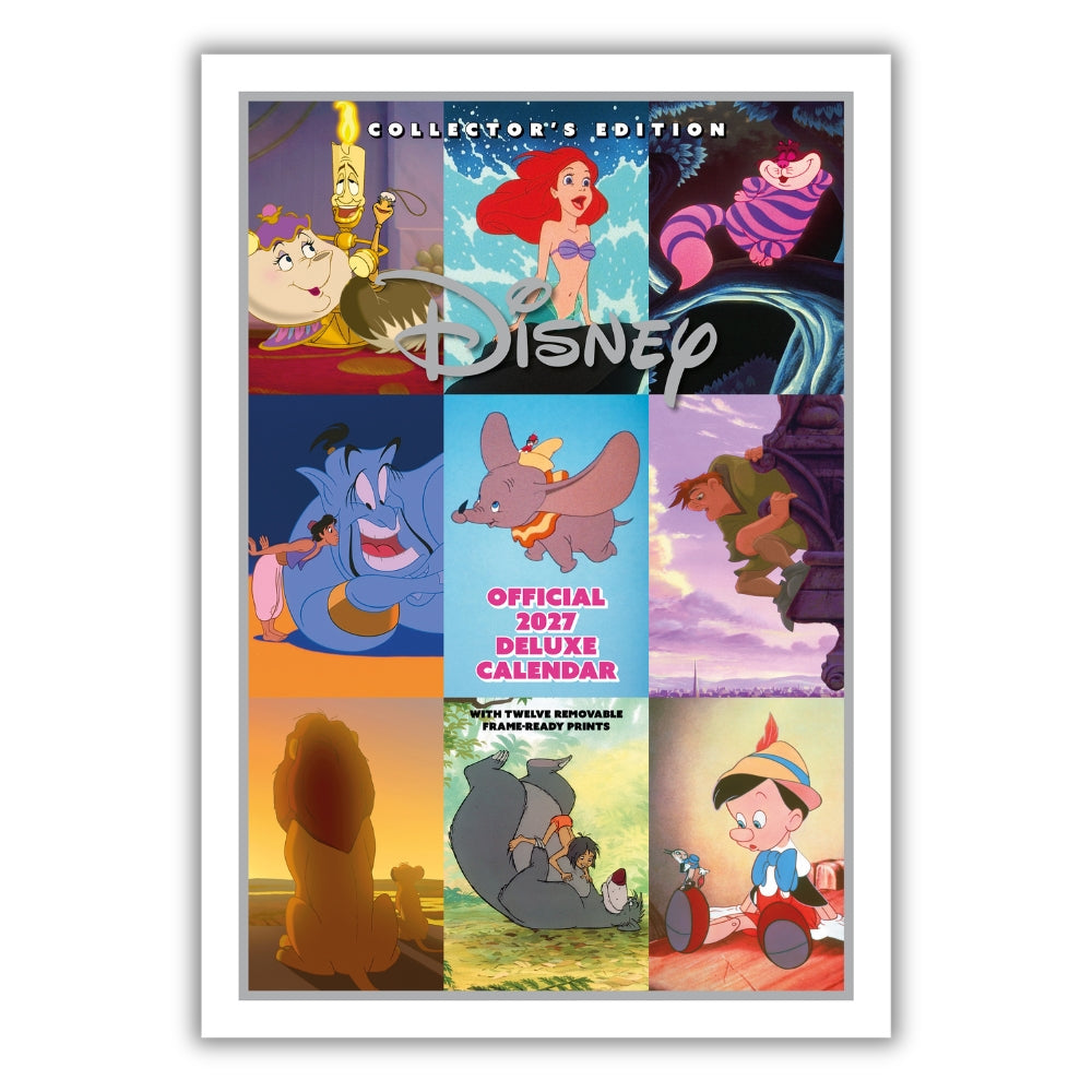 2027 Disney Inspirational Quotes - A3 Deluxe Wall Calendar - cover