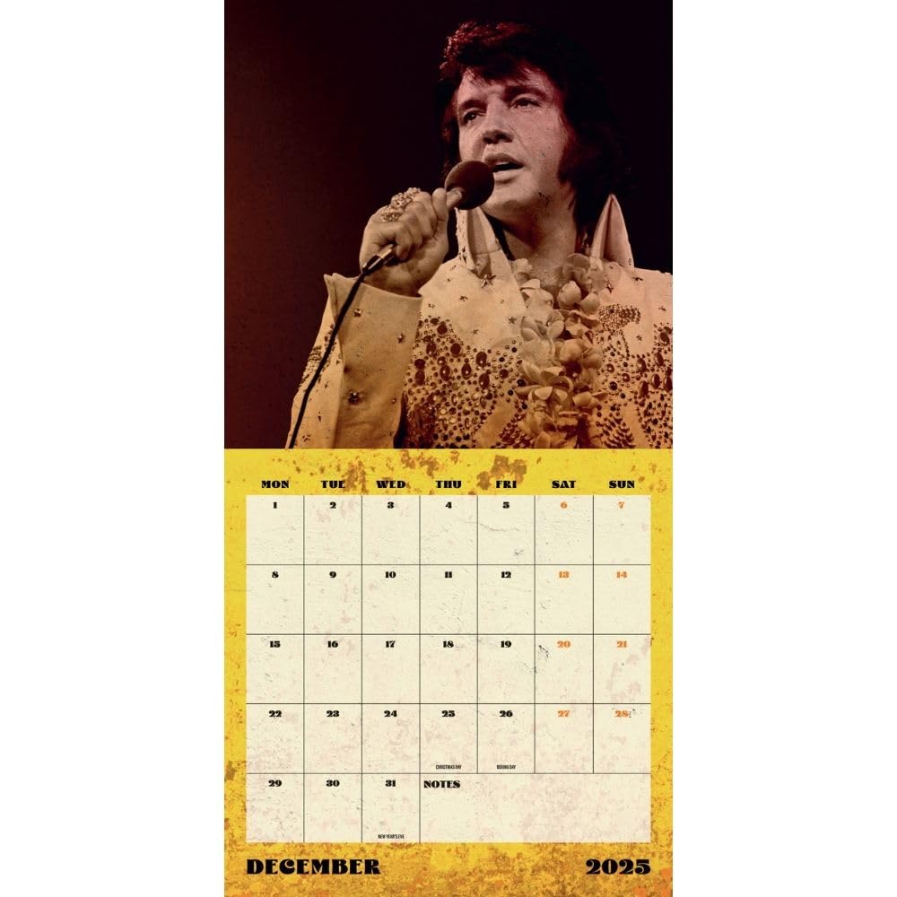 2025 Elvis - Square Wall Calendar