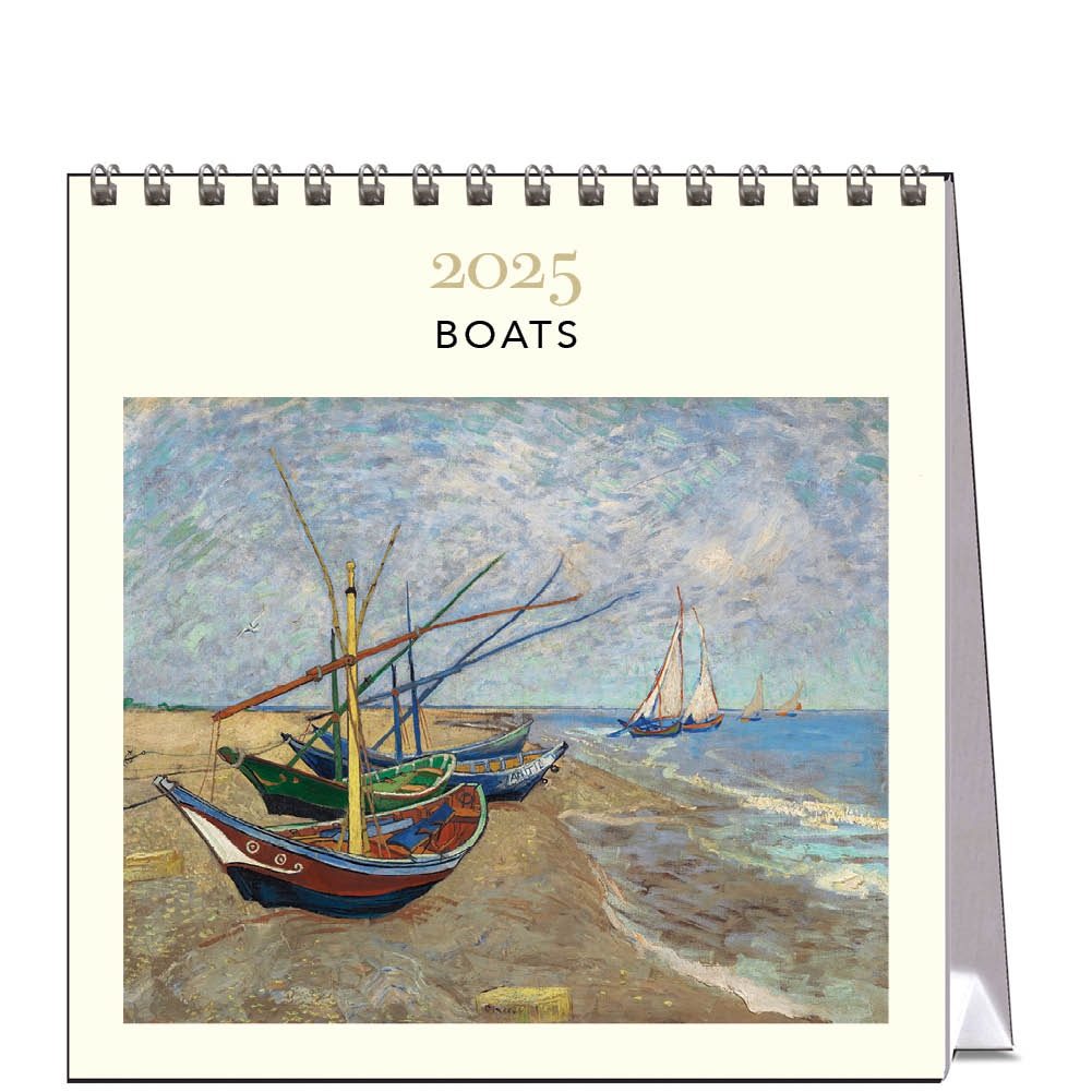 2025 Boats - Desk Easel Calendar