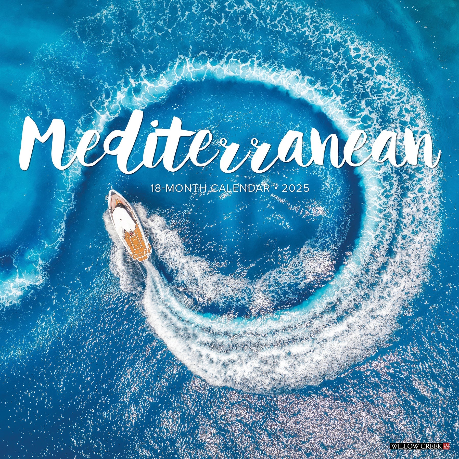 2025 Mediterranean - Square Wall Calendar (US Only)