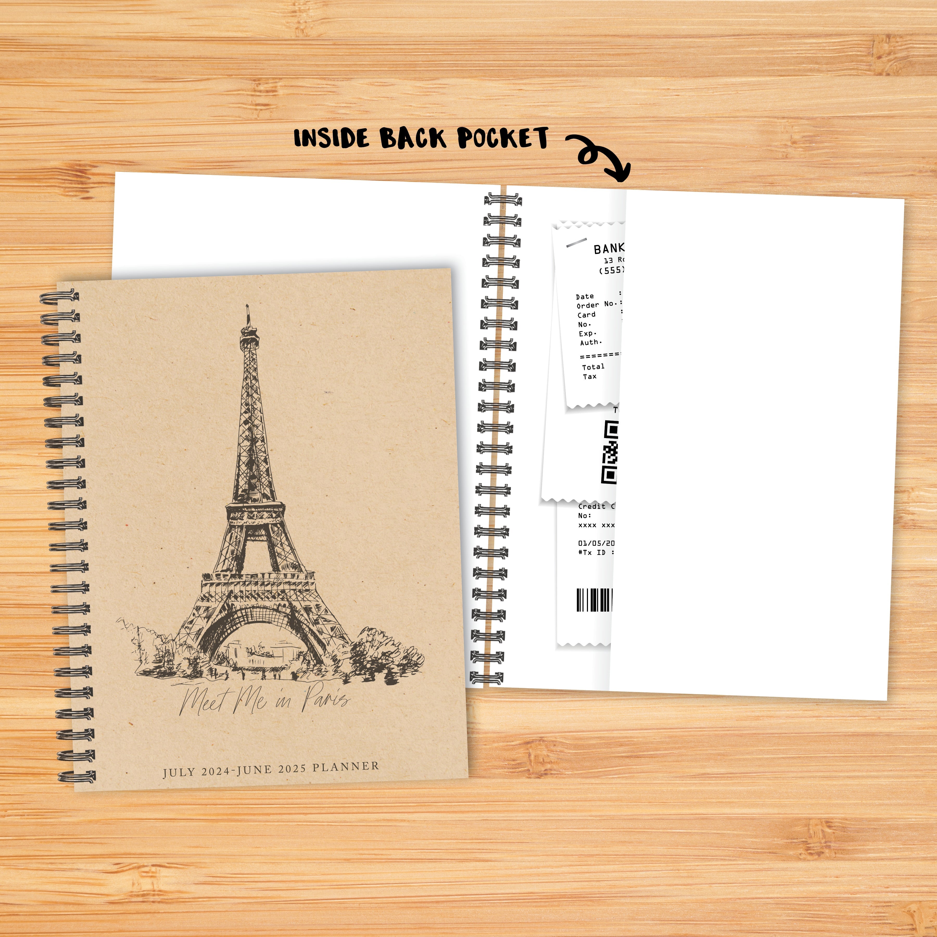 July 2024 - June 2025 Paris - Large Weekly & Monthly Academic Year Diary/Planner  SOLD OUT