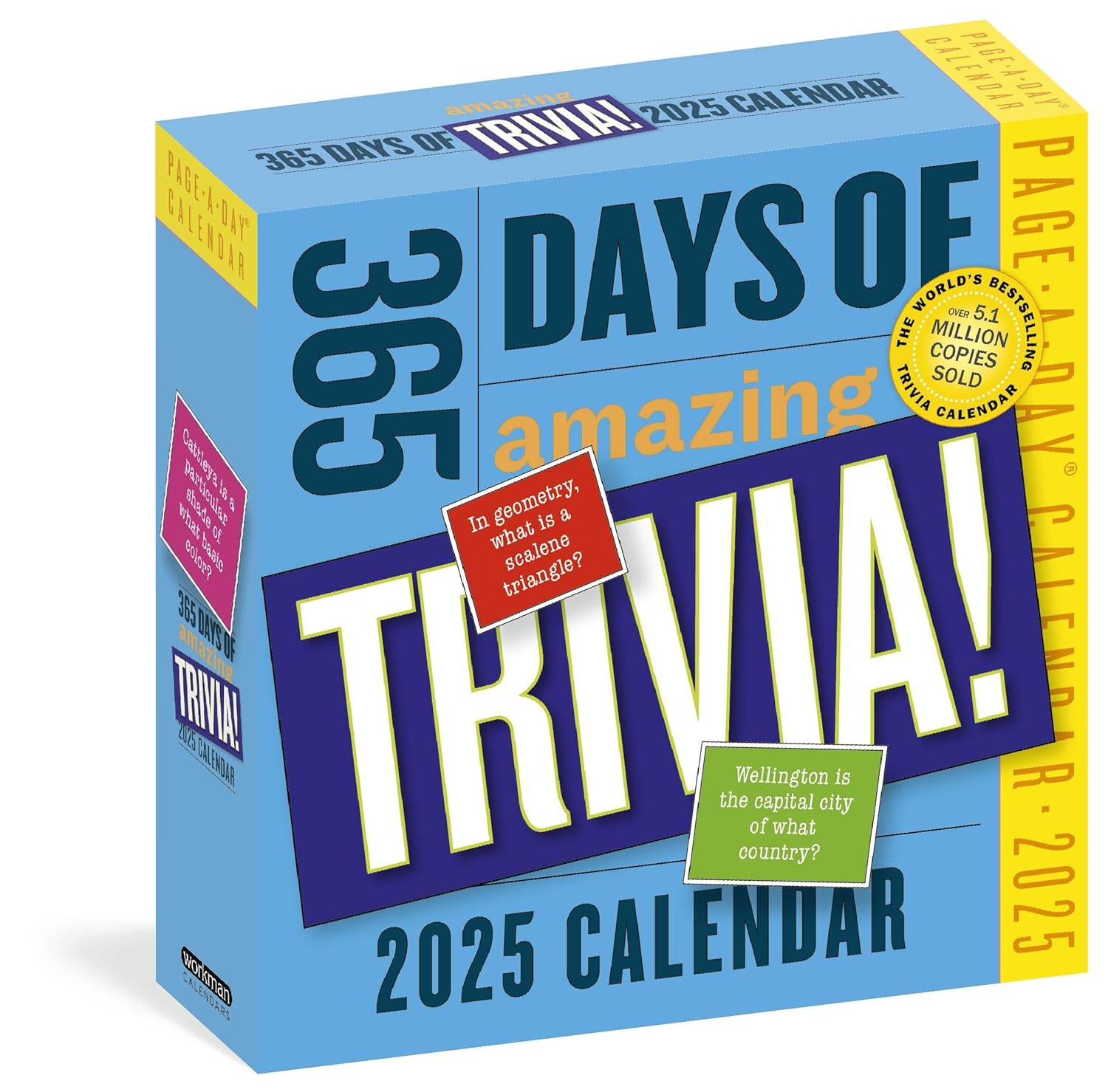 2025 365 Days of Amazing Trivia - Daily Boxed Page-A-Day Calendar