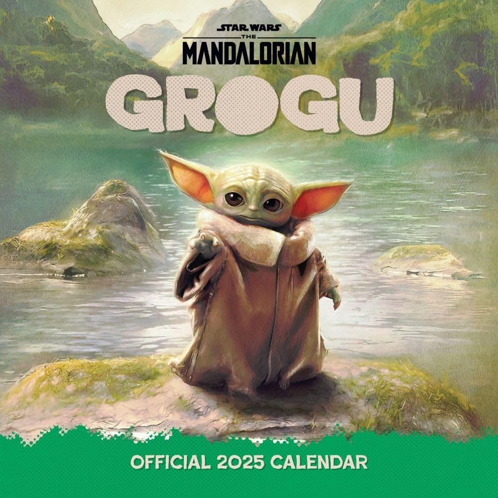 2025 Star Wars The Mandalorian Grogu - Square Wall Calendar