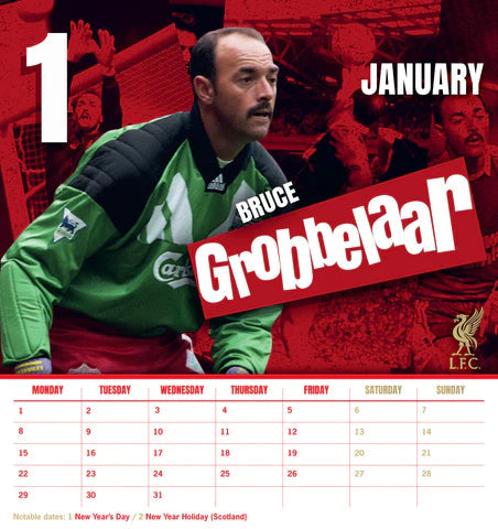 2024 Liverpool FC - Desk Easel Calendar