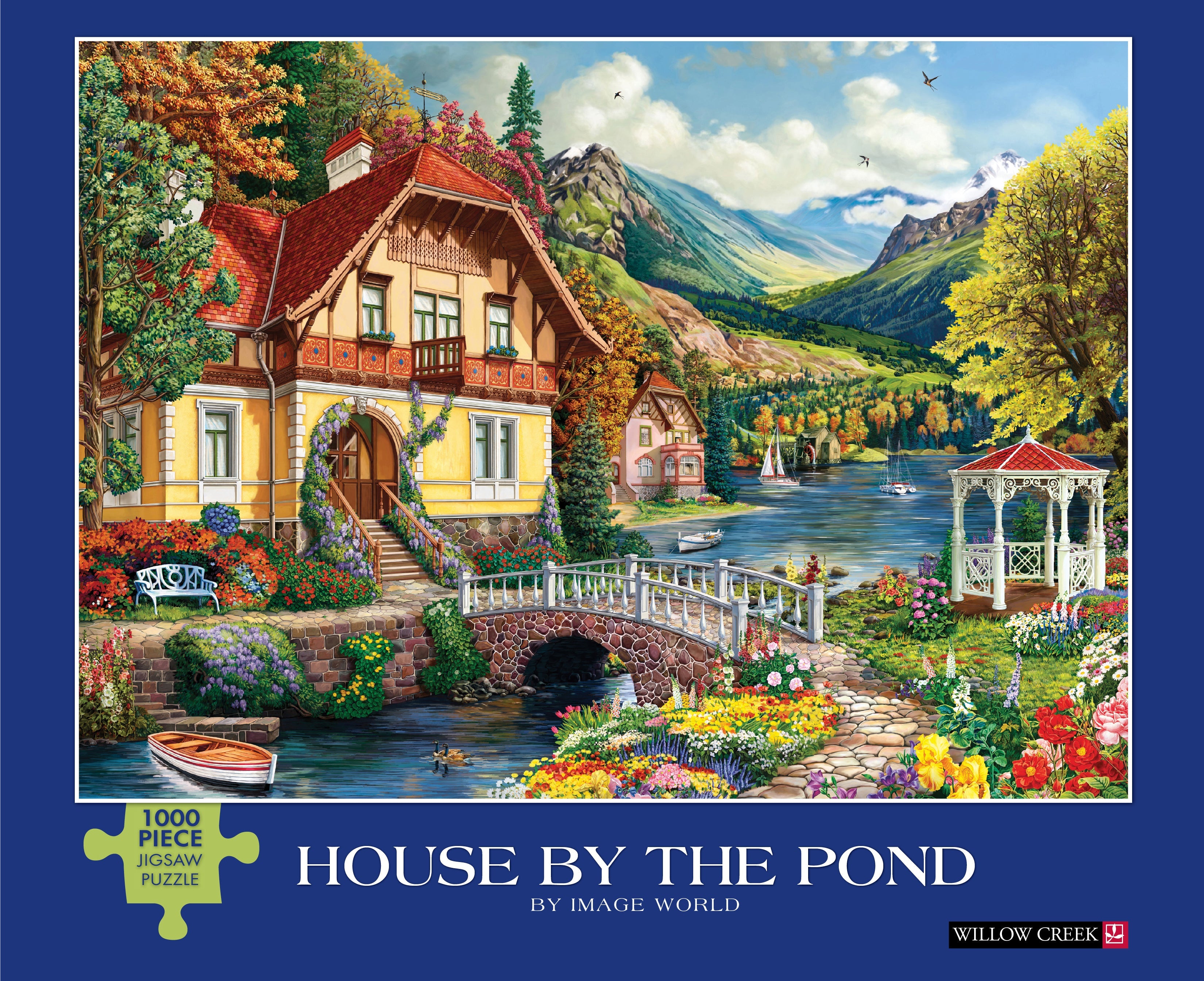 House By the Pond 1000 Piece - Jigsaw Puzzle