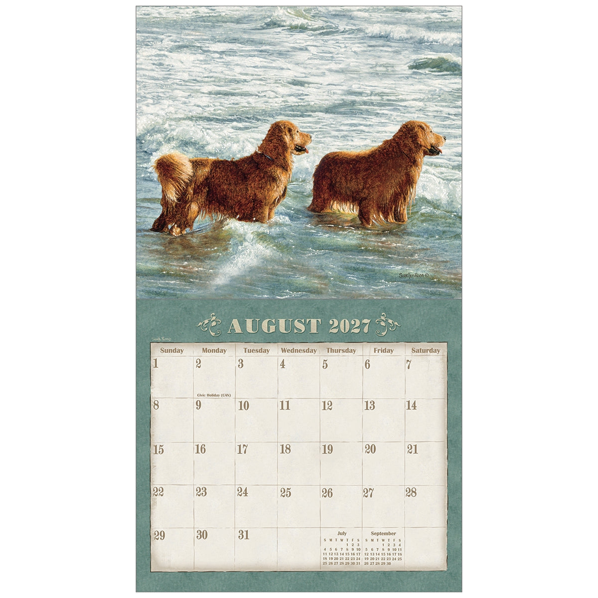 2027 Dogs We Love - Deluxe Wall Calendar by Suren Nersisyan