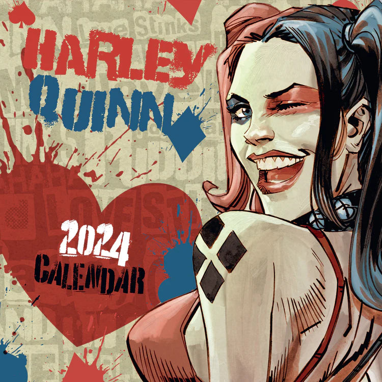 2024 Harley Quinn - Square Wall Calendar