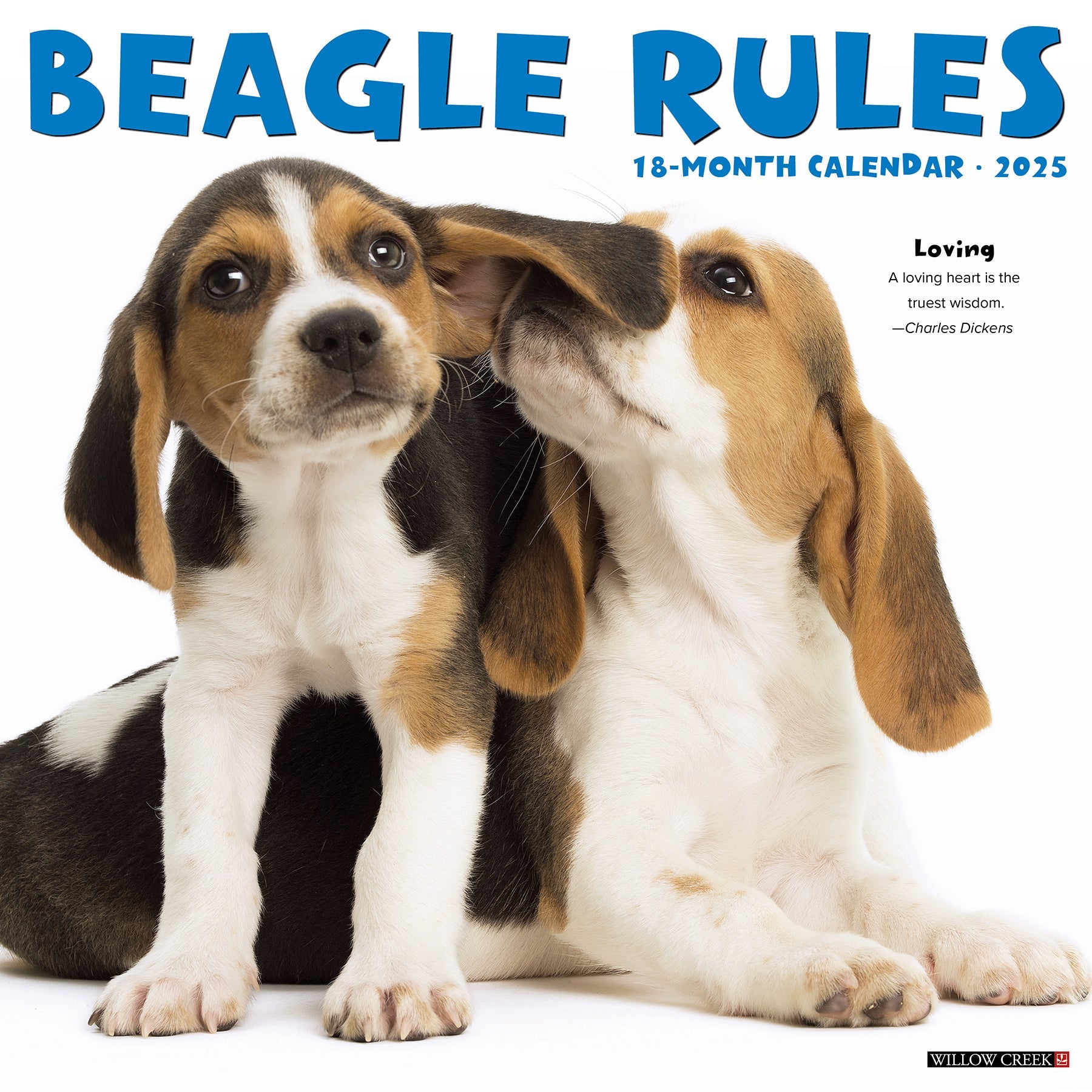 2025 Beagle Rules - Square Wall Calendar (US Only)