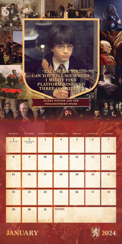 2024 Harry Potter - Square Wall Calendar  SOLD OUT