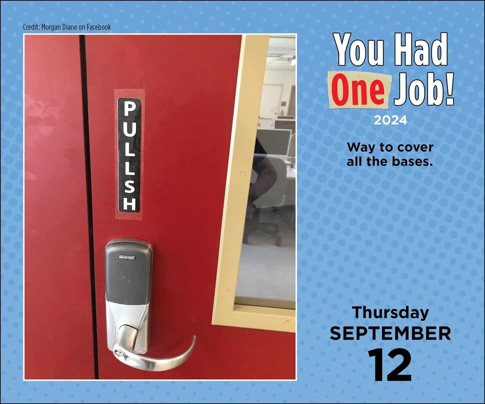 2024 You Had One Job - Boxed Page-A-Day Calendar  SOLD OUT