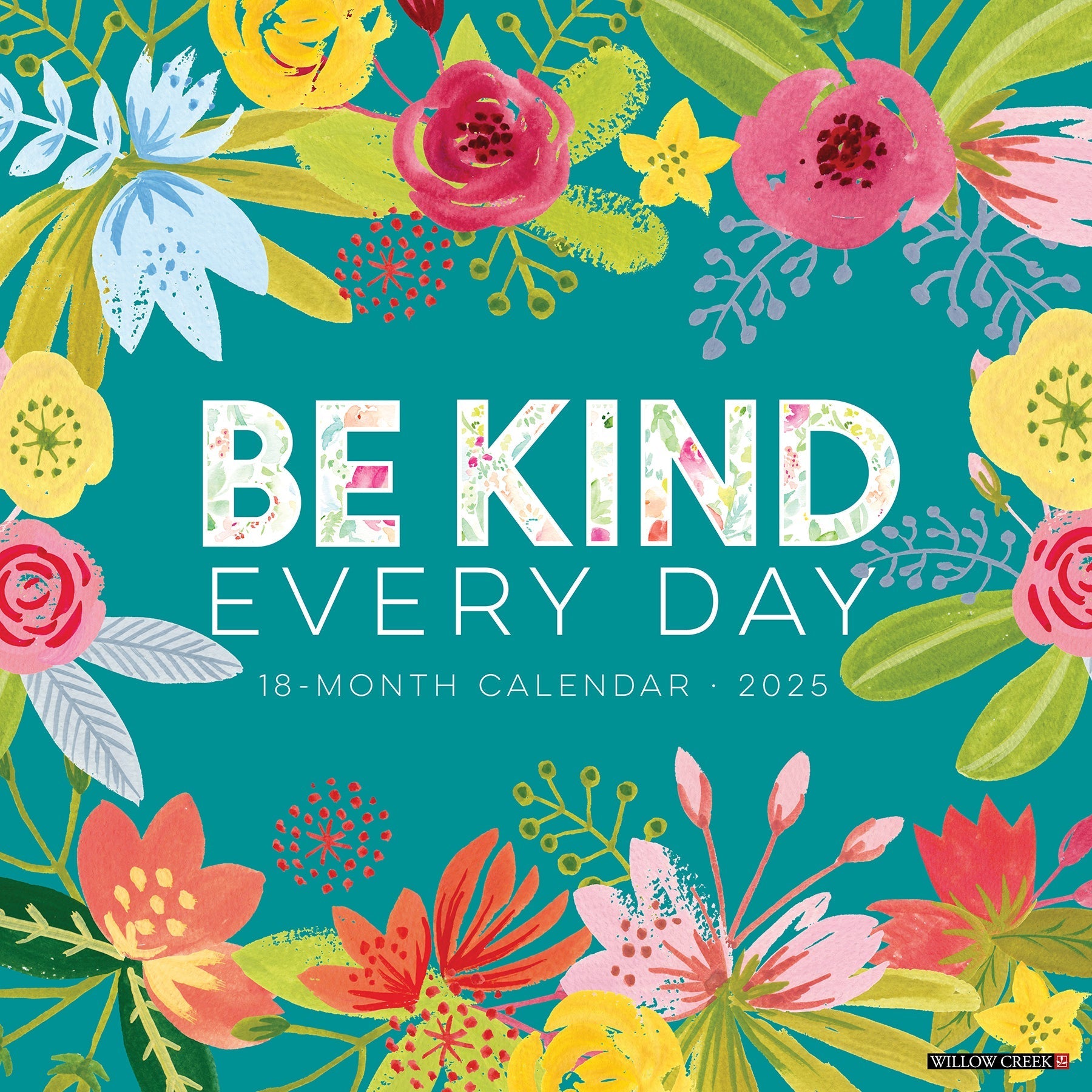 2025 Be Kind Every Day - Square Wall Calendar (US Only)