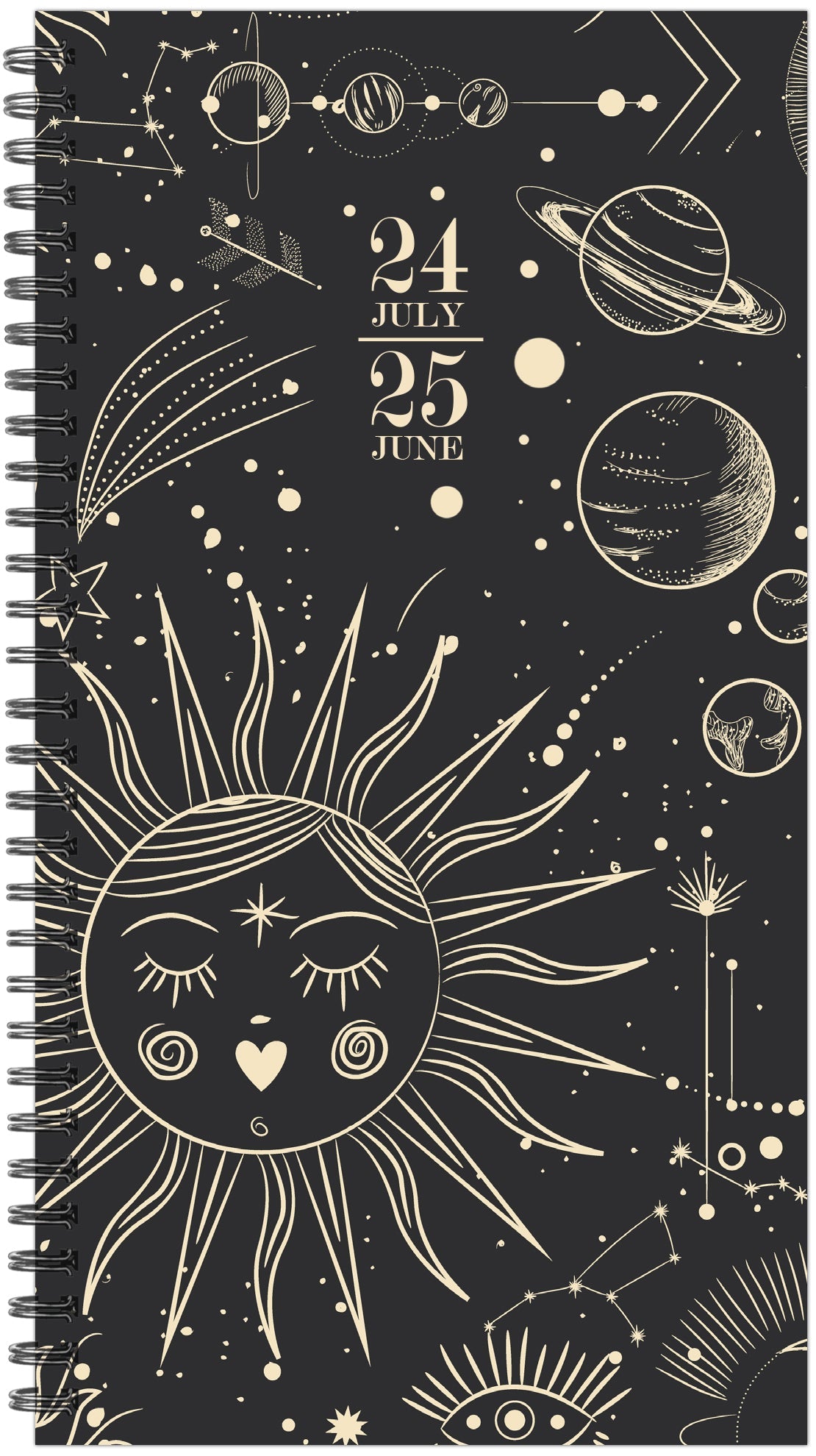 July 2024 - June 2025 Celestial - Small Monthly Academic Year Diary/Planner