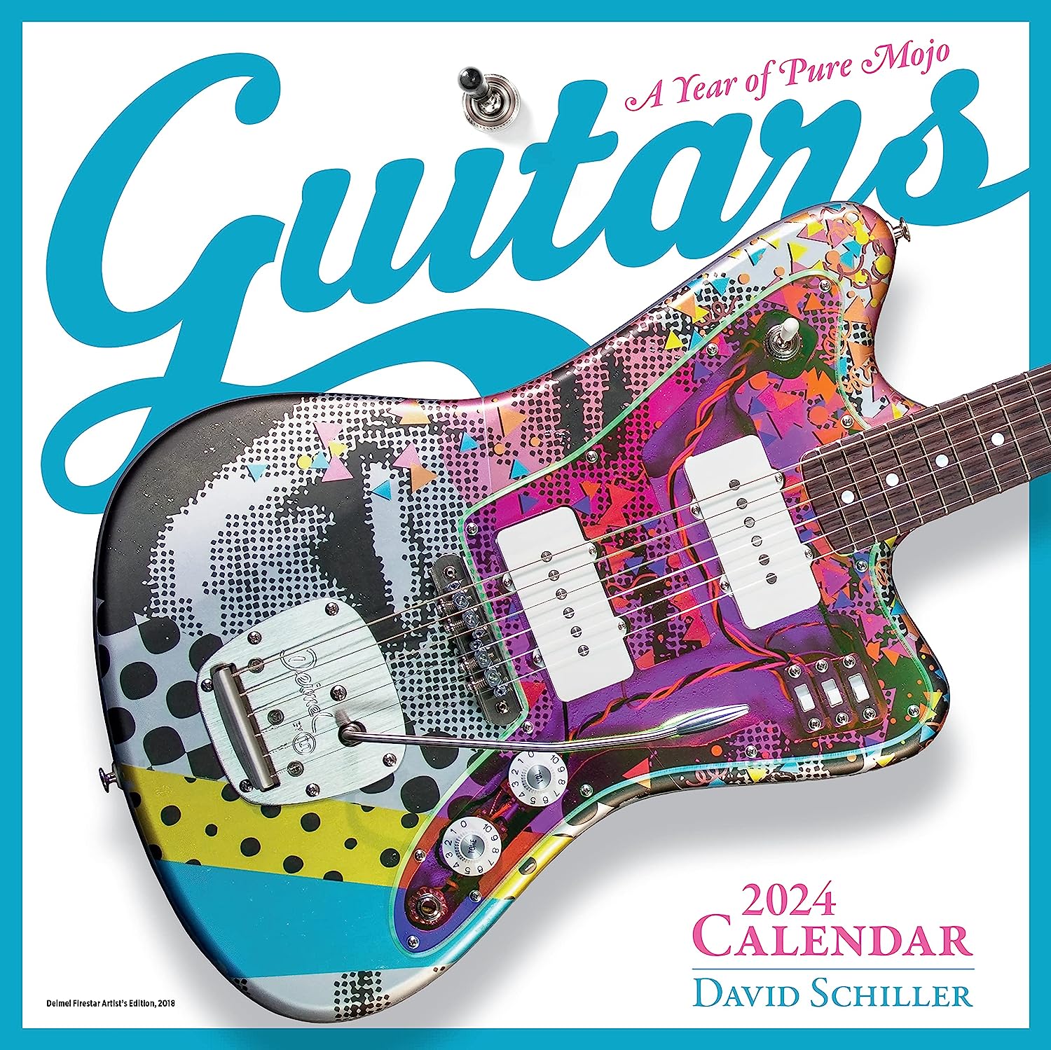 2024 Guitars - Square Wall Calendar