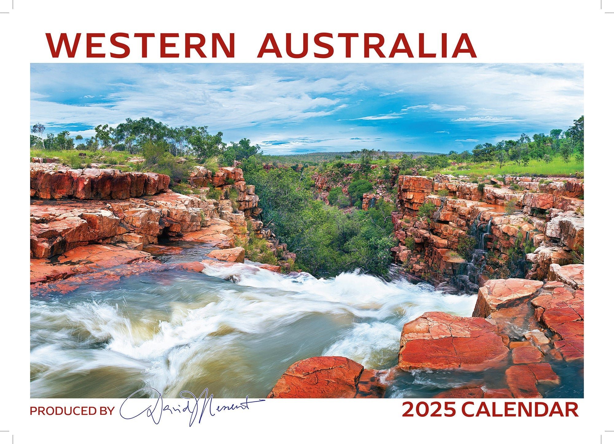 2025 Western Australia By David Messent - Horizontal Wall Calendar